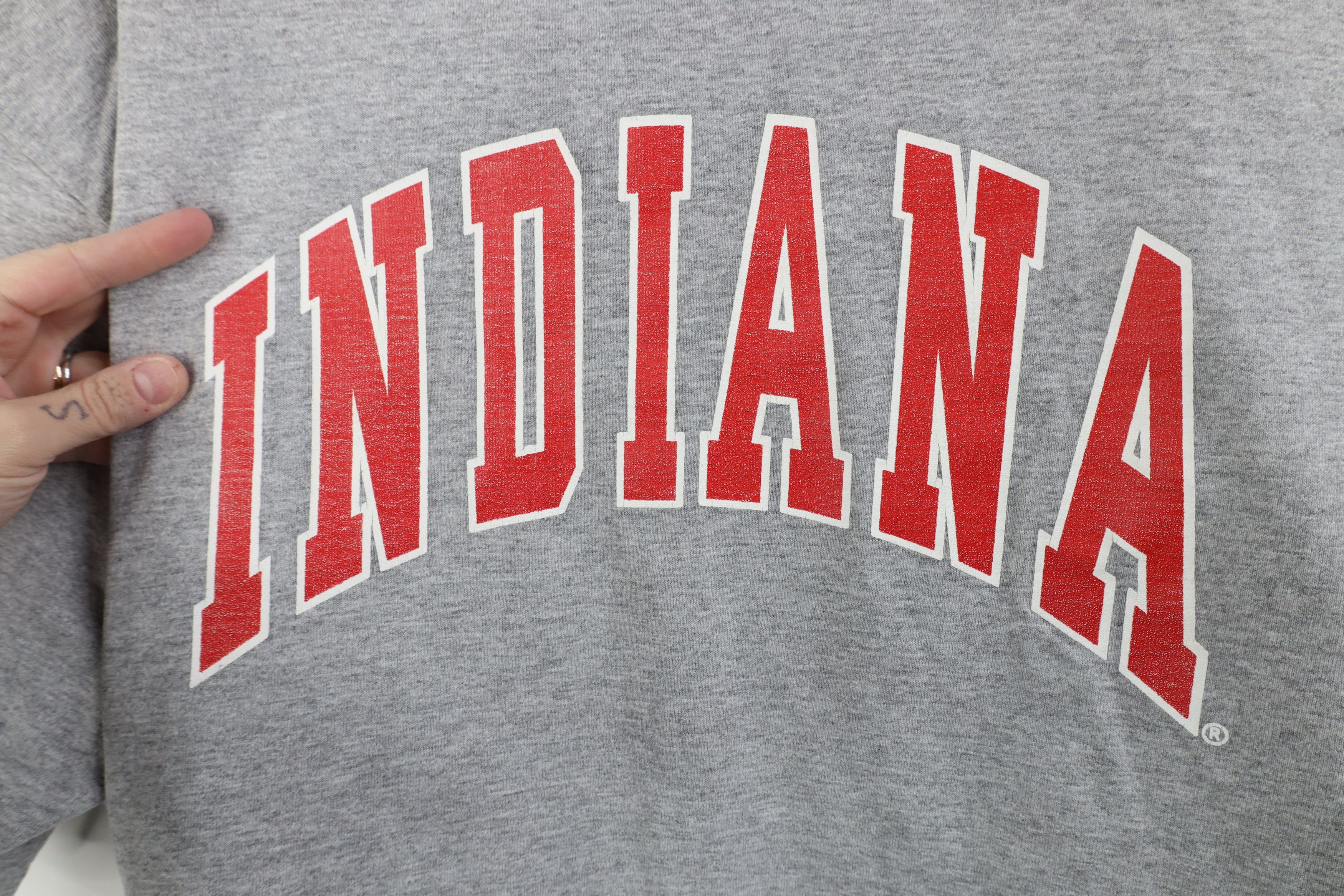 Vintage Vintage 90s Indiana University Football T-Shirt USA Size US XXL / EU 58 / 5 - 4 Thumbnail
