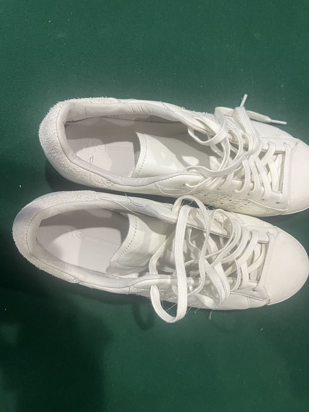 Adidas Y-3 Adidas White Leather Size US 8.5 / EU 41-42 - 5 Thumbnail