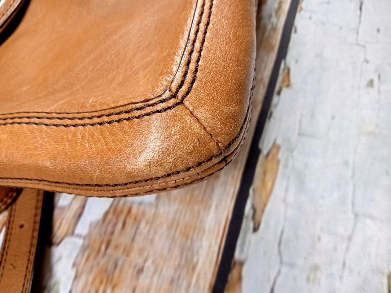 Fossil Fossil Leather Brown Women Bag Size ONE SIZE - 4 Thumbnail