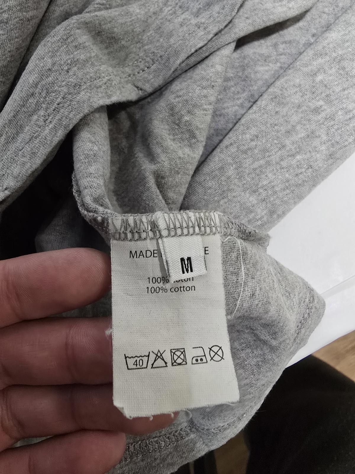 Balmain Balmain Paris Grey Distressed Cotton Tee - Size L Size US L / EU 52-54 / 3 - 3 Thumbnail