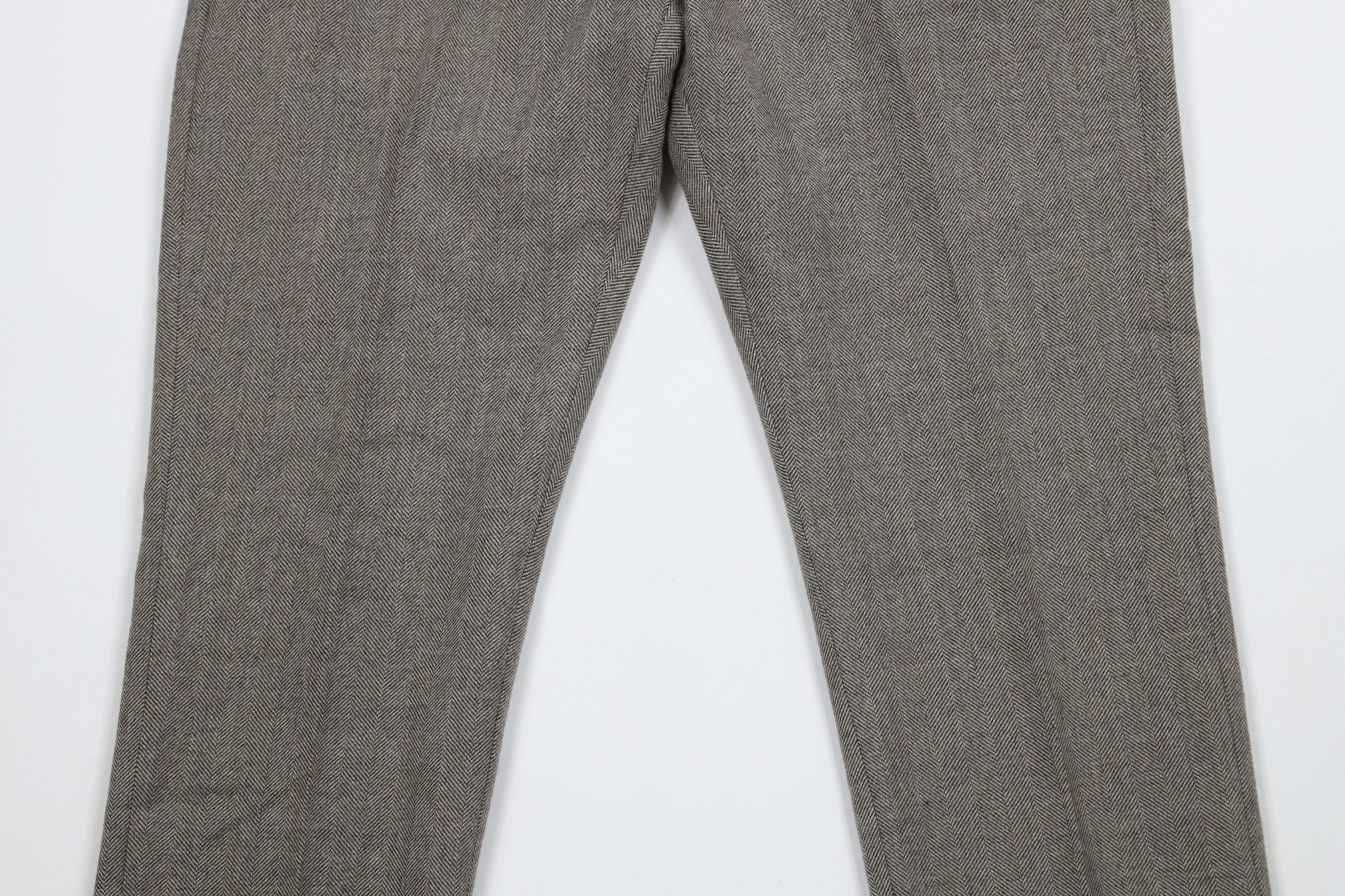 J.Crew × Vintage J Crew Bedford Wool Tweed Herringbone Chino Pants Trousers Size US 34 / EU 50 - 3 Thumbnail