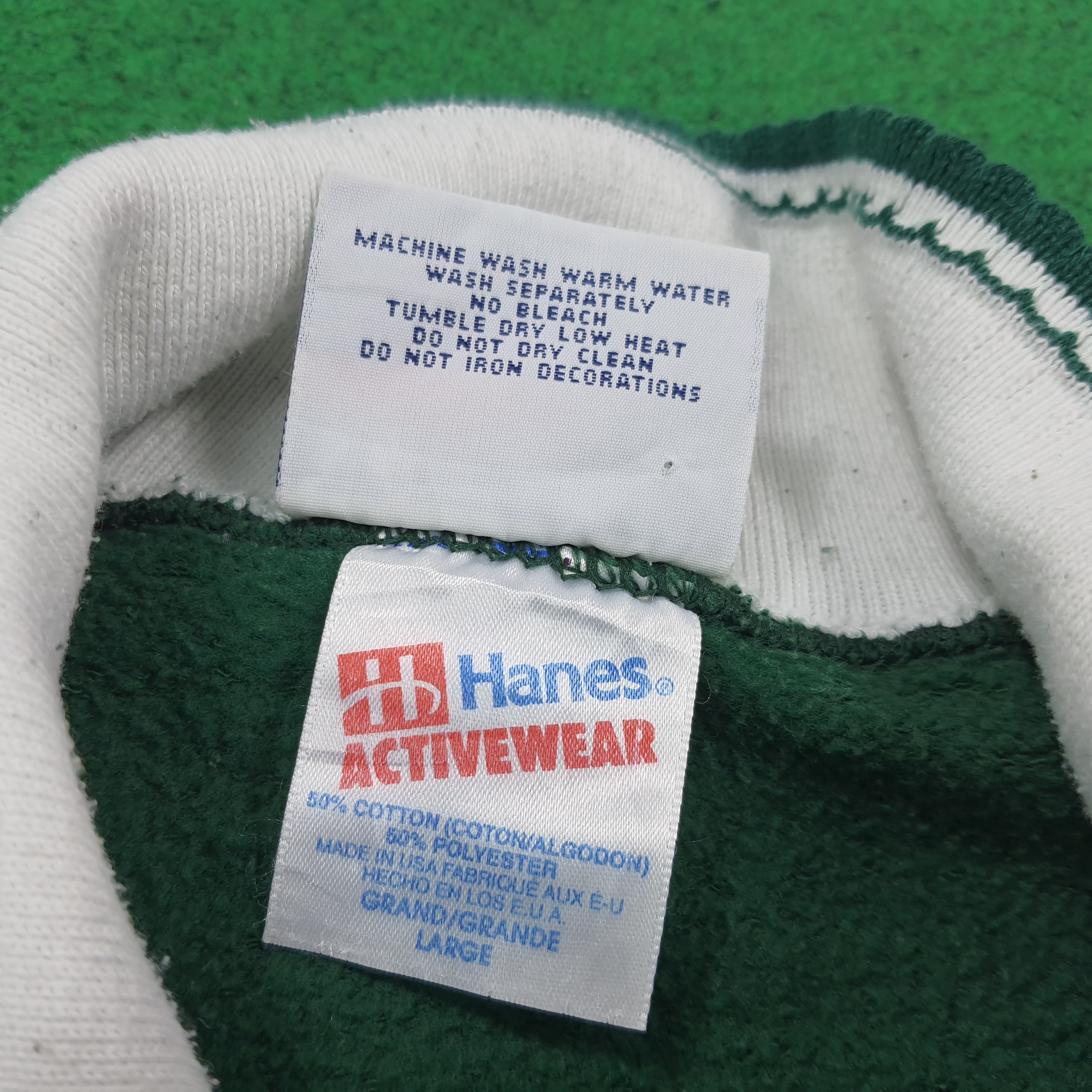 Hanes Vintage 90s Christmas Poinsettia Flower Crewneck E1A3 Size US M / EU 48-50 / 2 - 6 Thumbnail