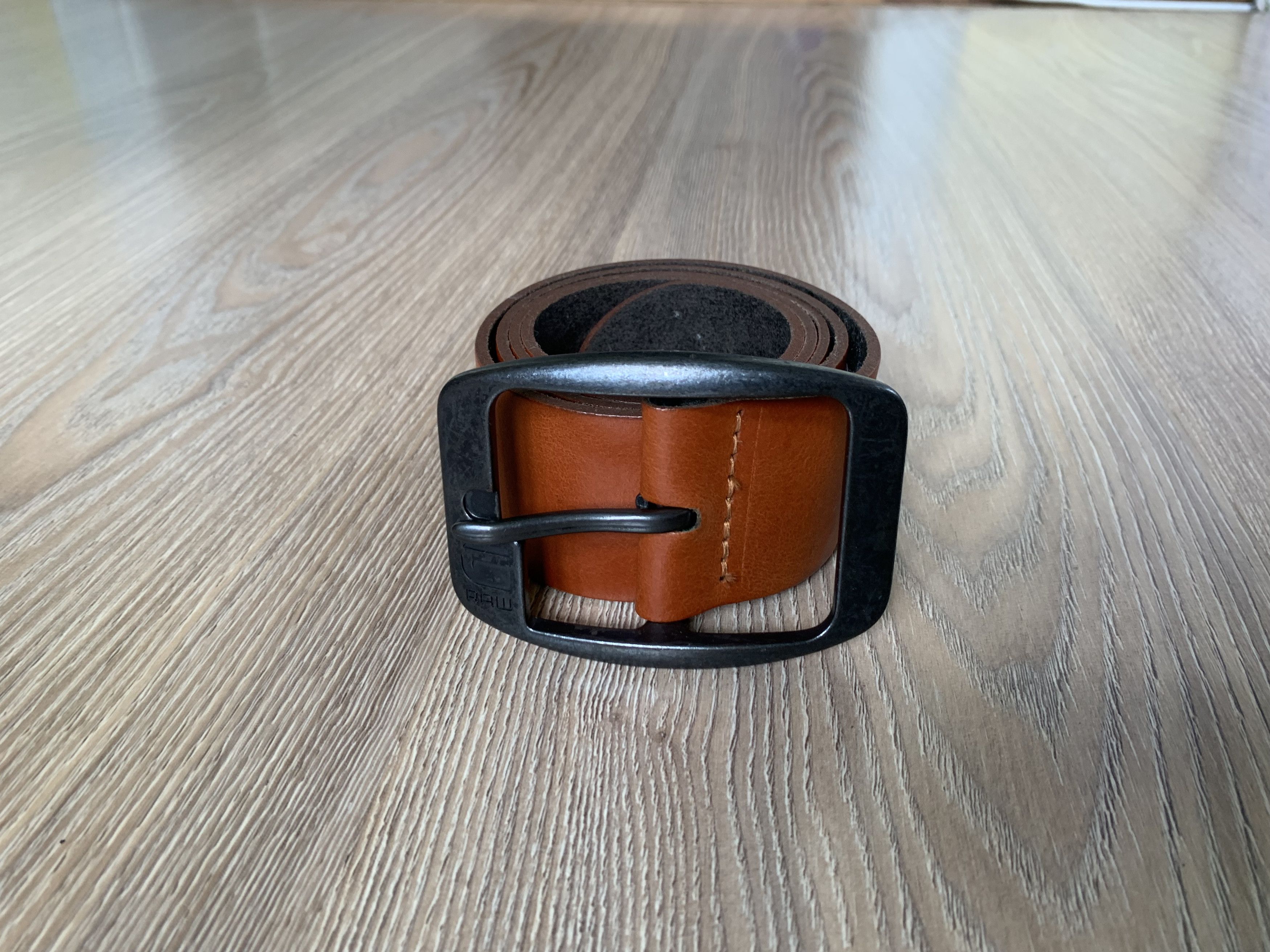 G-Star × Vintage G Star-Raw Leather Brown Belt Size ONE SIZE - 1 Thumbnail