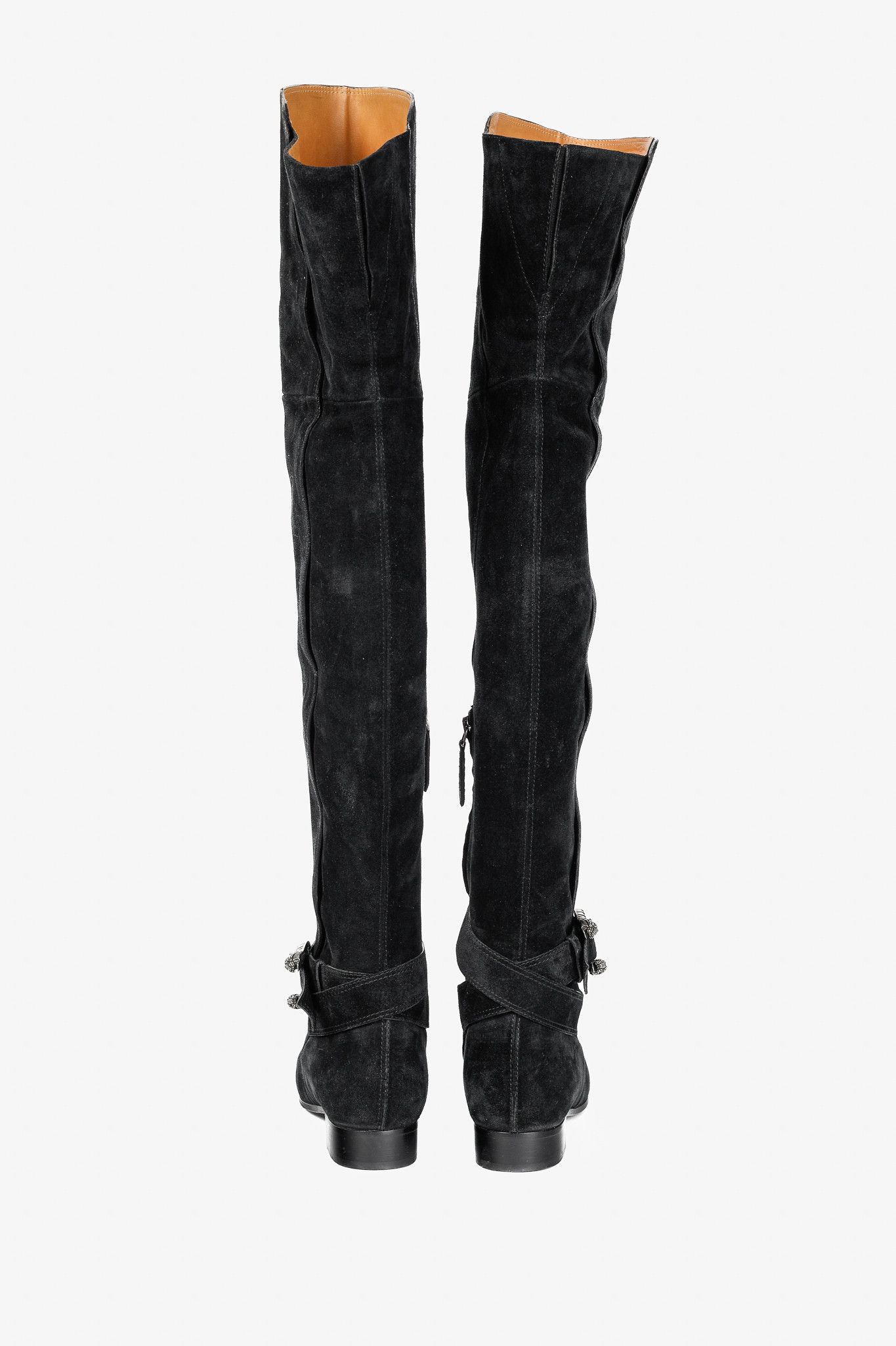Gucci Gucci Dionysus Nero Suede Over-The-Knee Boots Size US 8.5 / IT 38.5 - 3 Thumbnail
