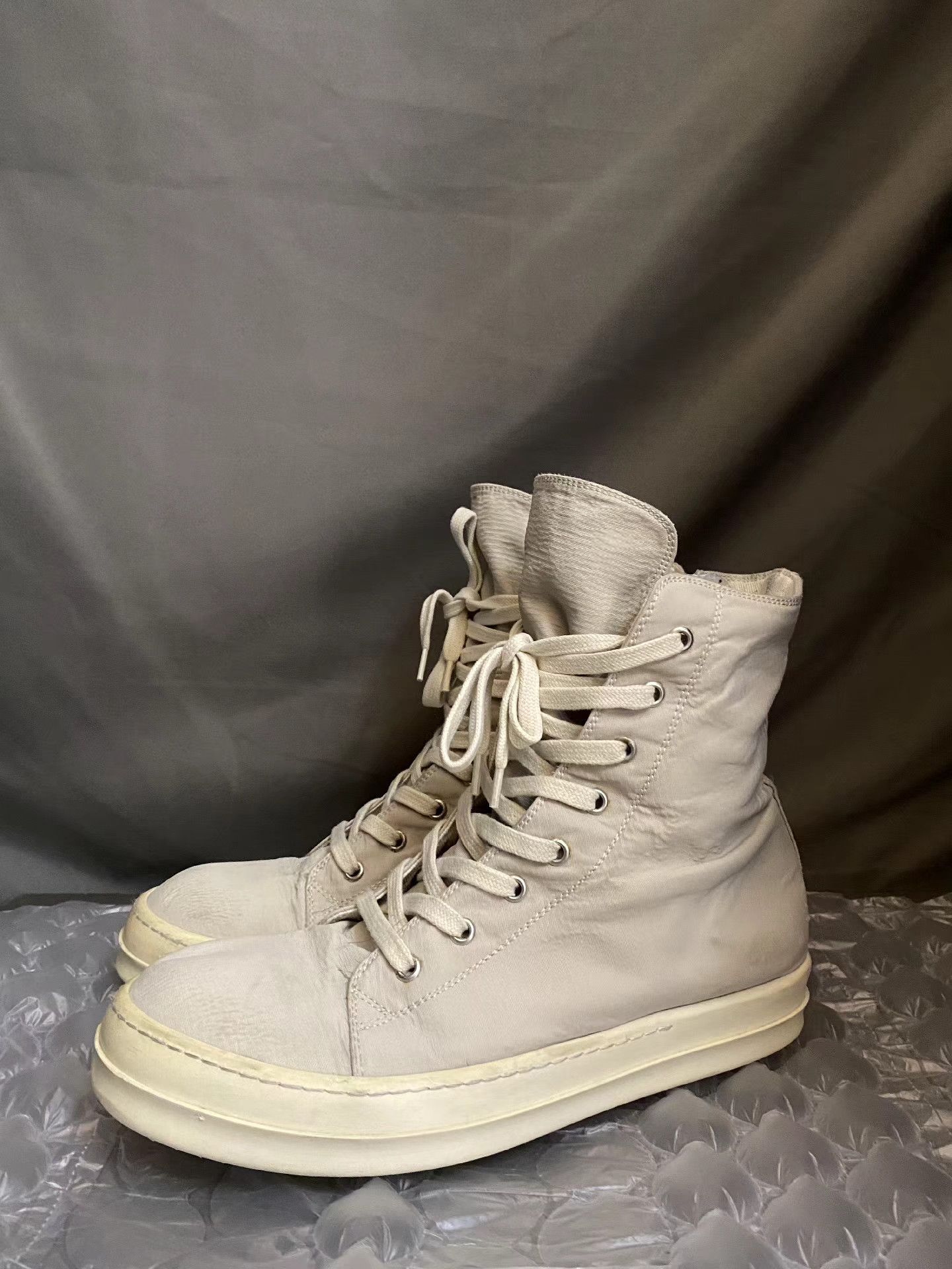 Rick Owens Rick Owens White Jumbo Sneakers Size US 8 / EU 41 - 1 Thumbnail