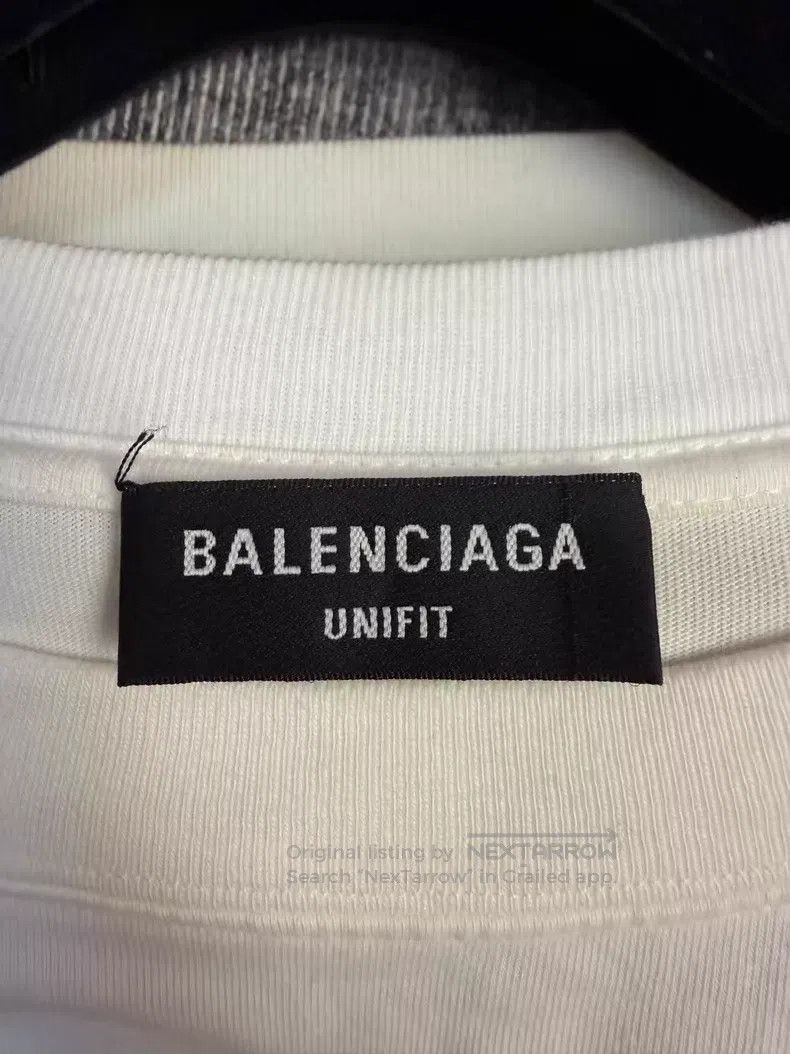 Balenciaga Balenciaga Letter Pattern Printed Fake Two-Piece Short Sle Size US S / EU 44-46 / 1 - 3 Thumbnail