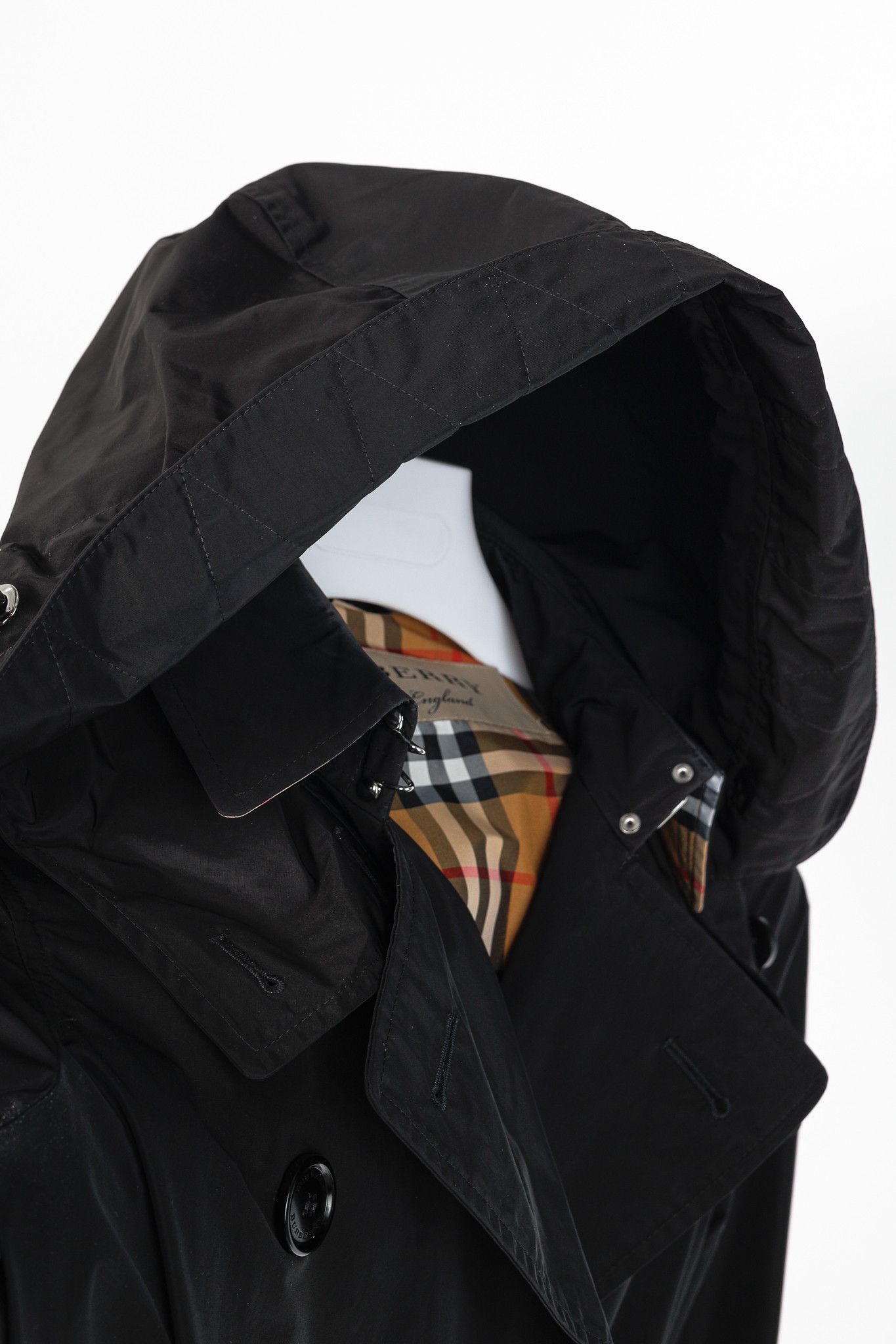 Burberry Burberry Kensington Taffeta Double-Breasted Trench Coat Size XS / US 0-2 / IT 36-38 - 10 Thumbnail