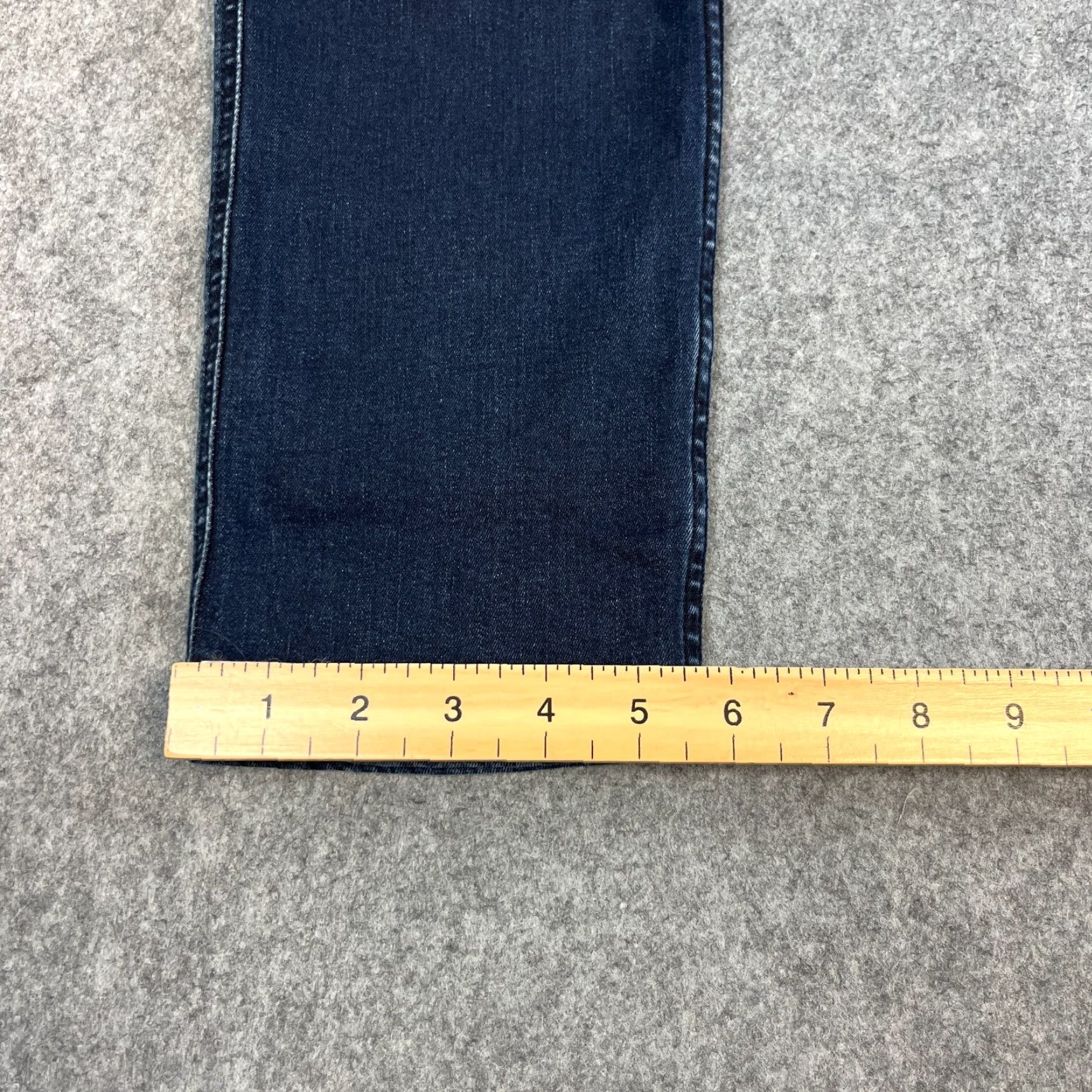 Replay Replay Anbass Mens Jeans Slim Skinny 32 Dark Wash Blue Stretch Zip Fly Denim 5-Pocket Style Slim Men Jeans Brand Replay Anbass Size US 32 / EU 48 - 3 Thumbnail