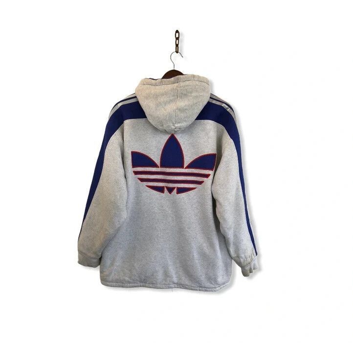 Adidas Vintage 90s Adidas Big Logo Hoodies Size US L / EU 52-54 / 3 - 4 Thumbnail