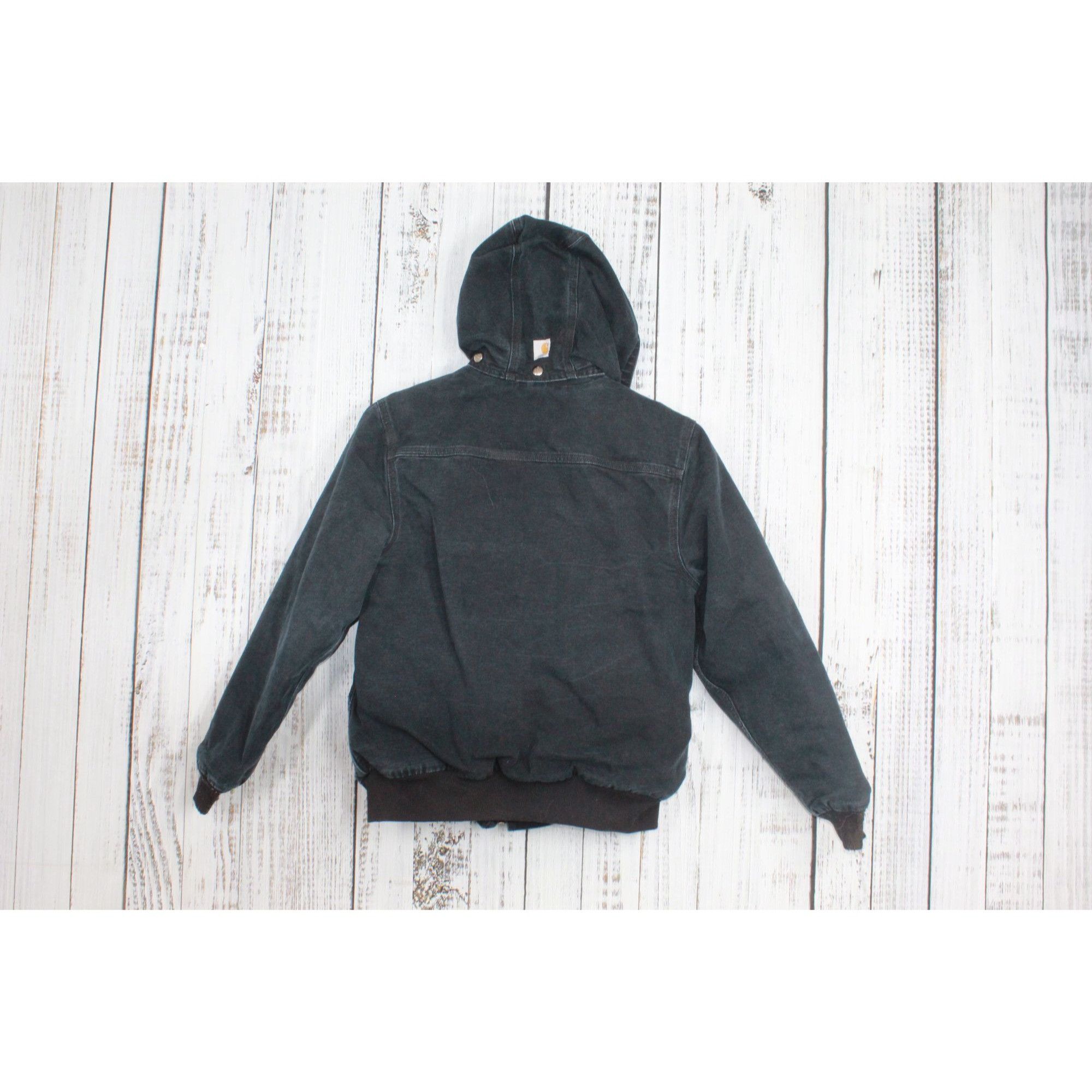 Carhartt Wildwood Jacket Black Sherpa Lined Women's Size M