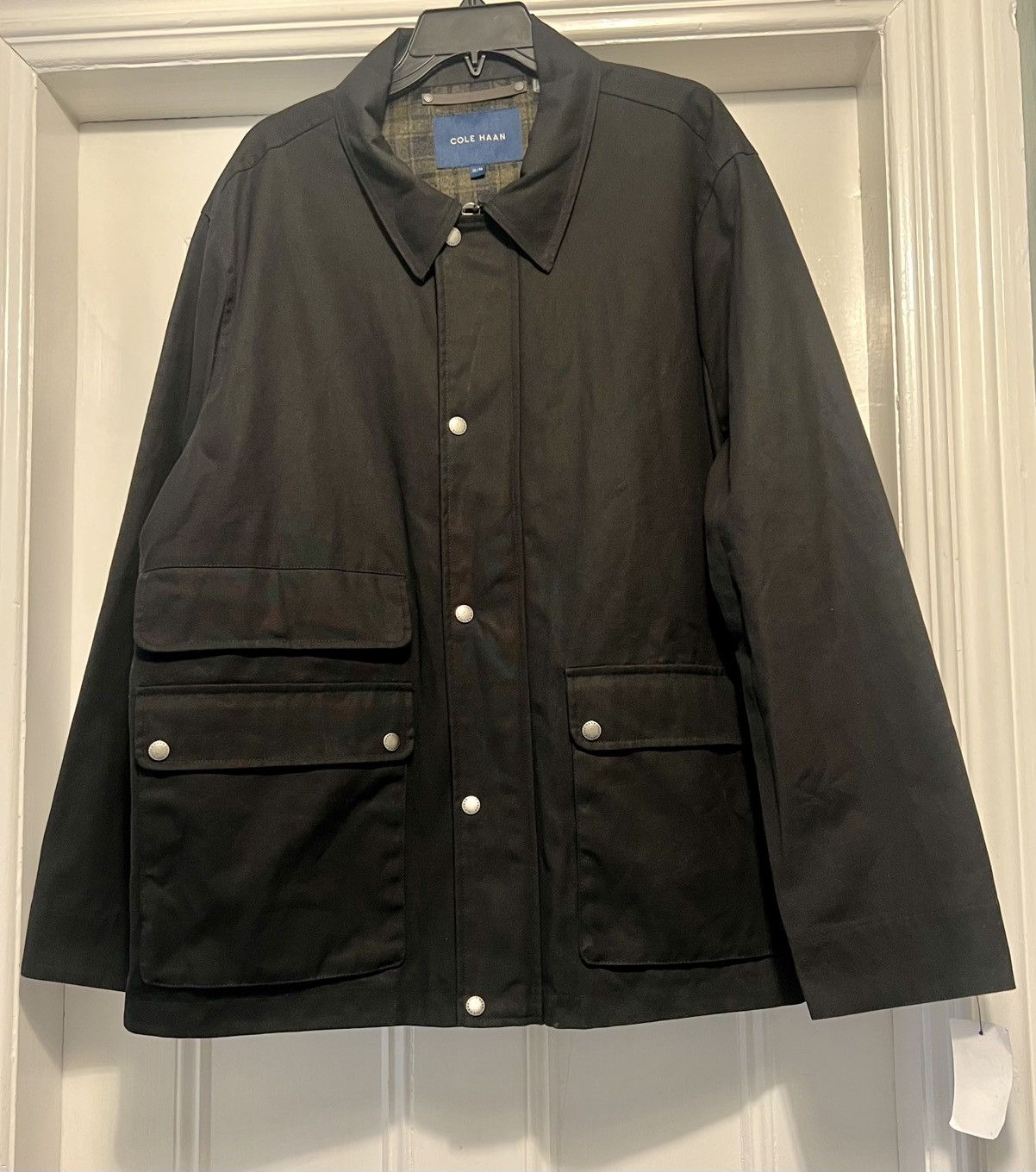 Authentic Cole Haan men’s outerwear jacket black extra large