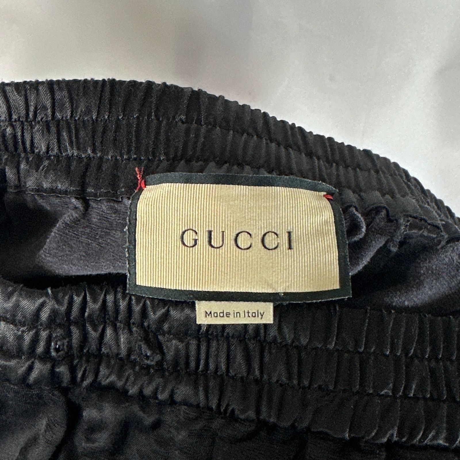 Gucci Black Web Tech Jersey Pants Size US 30 / EU 46 - 9 Thumbnail