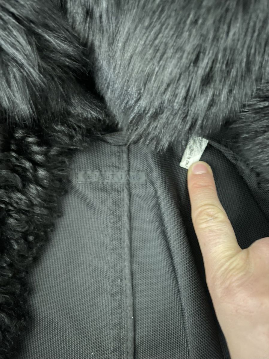 Helmut Lang Helmut lang a/w 2000 black ballistic nylon jacket fur lining Size US S / EU 44-46 / 1 - 9 Thumbnail