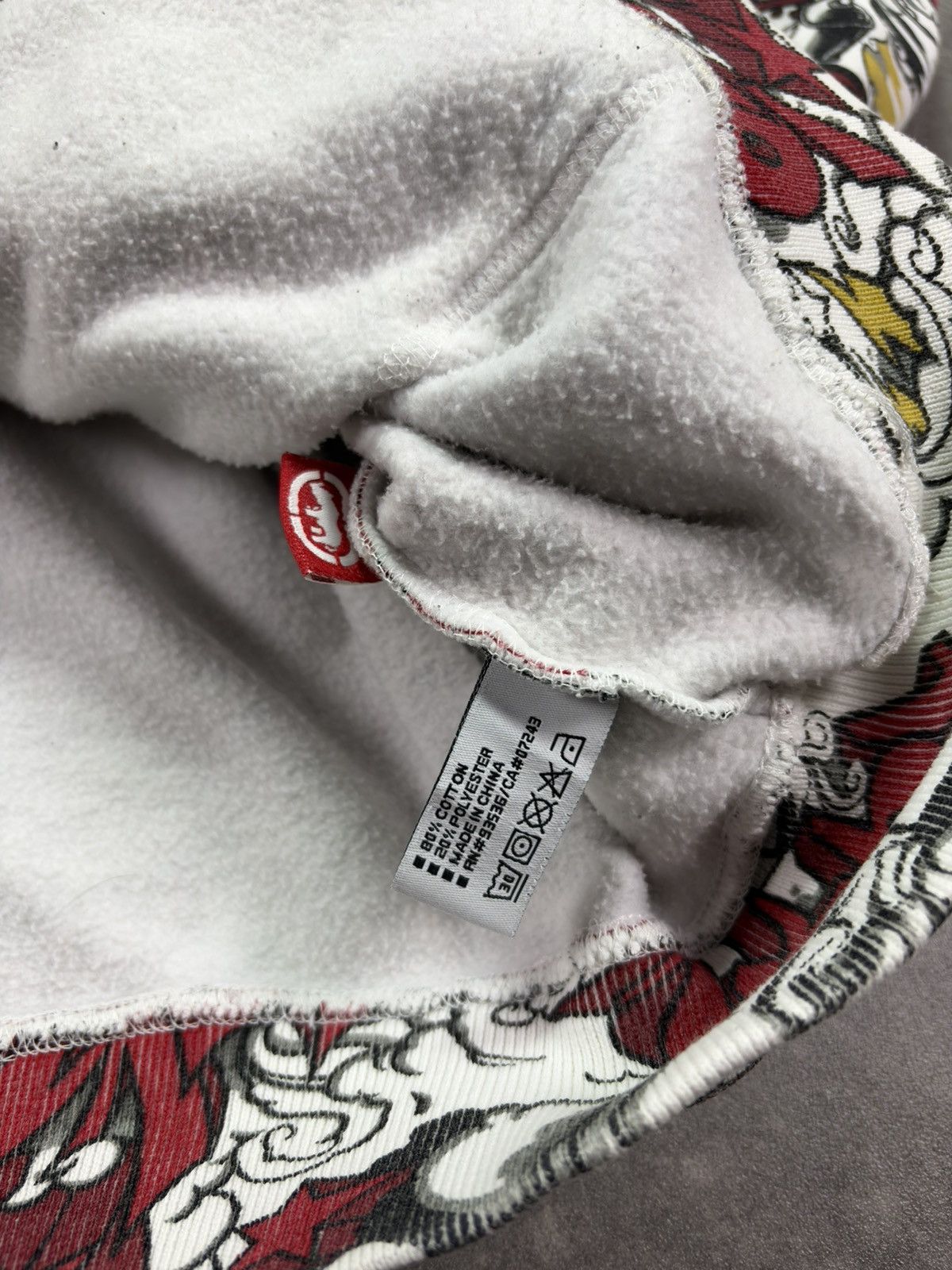 Ecko Unltd. 00s Ecko Unlimited AOP Multilogo Printed Baggy Zip Hoodie XL Size US XL / EU 56 / 4 - 11 Thumbnail