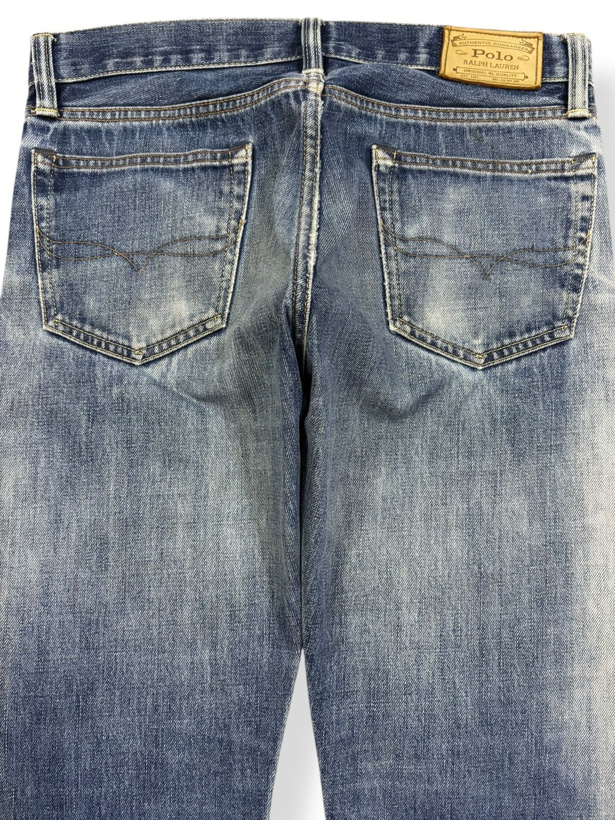 Ralph Lauren Vintage Ralph Lauren Slim Straight Distressed Grunge Jeans Size US 32 / EU 48 - 10 Thumbnail