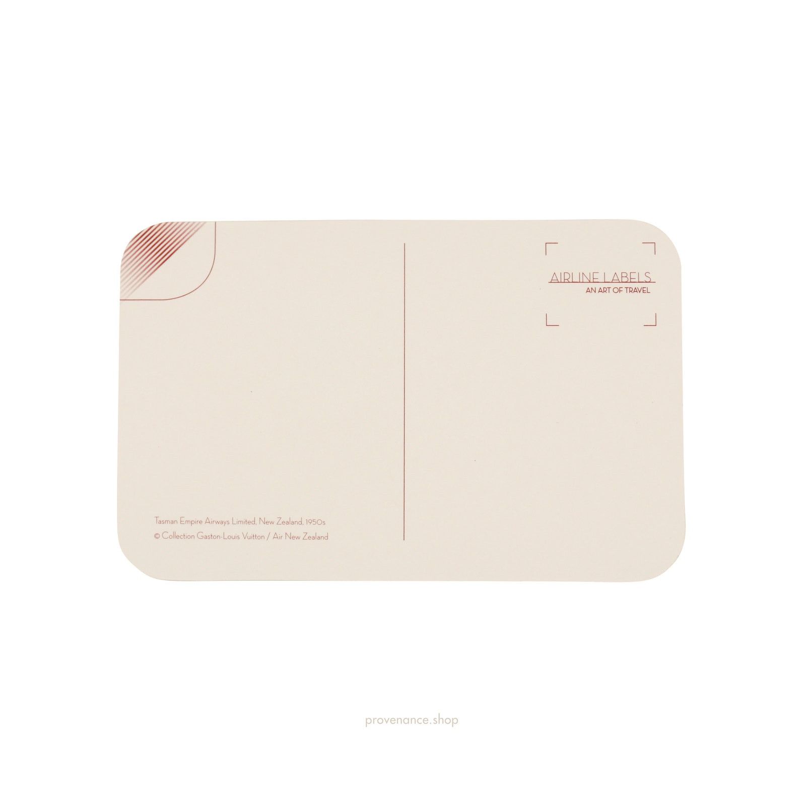 Louis Vuitton 🔴Airline Label Postcard Sticker- TEAL Size ONE SIZE - 2 Thumbnail