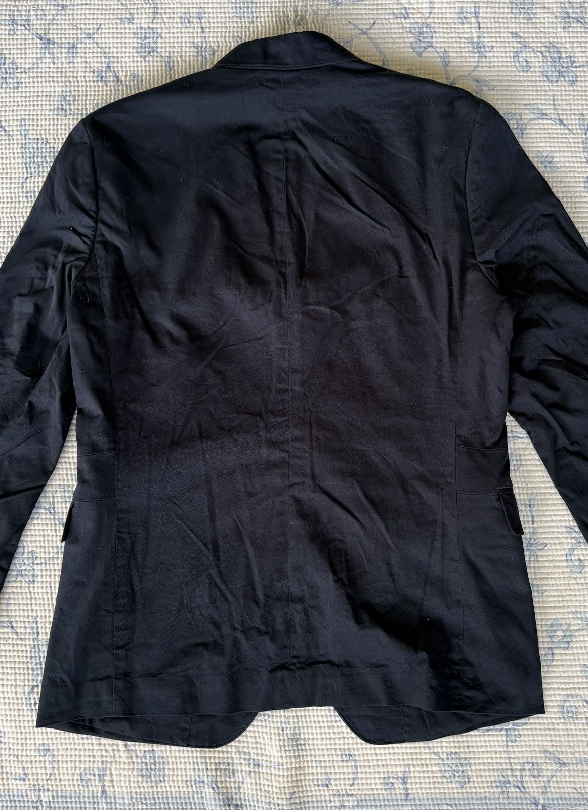Lemaire Lemaire Blue Black Coat Size US M / EU 48-50 / 2 - 11 Thumbnail