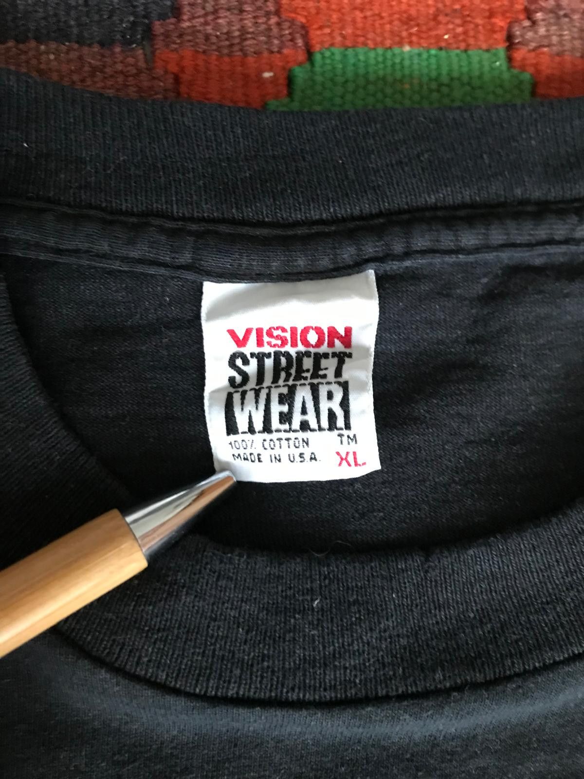 Vision Streetwear Vtg Orig 1987 Vision Streetwear "I Sk8 there4 I am" T w/Tag Size US XL / EU 56 / 4 - 8 Thumbnail