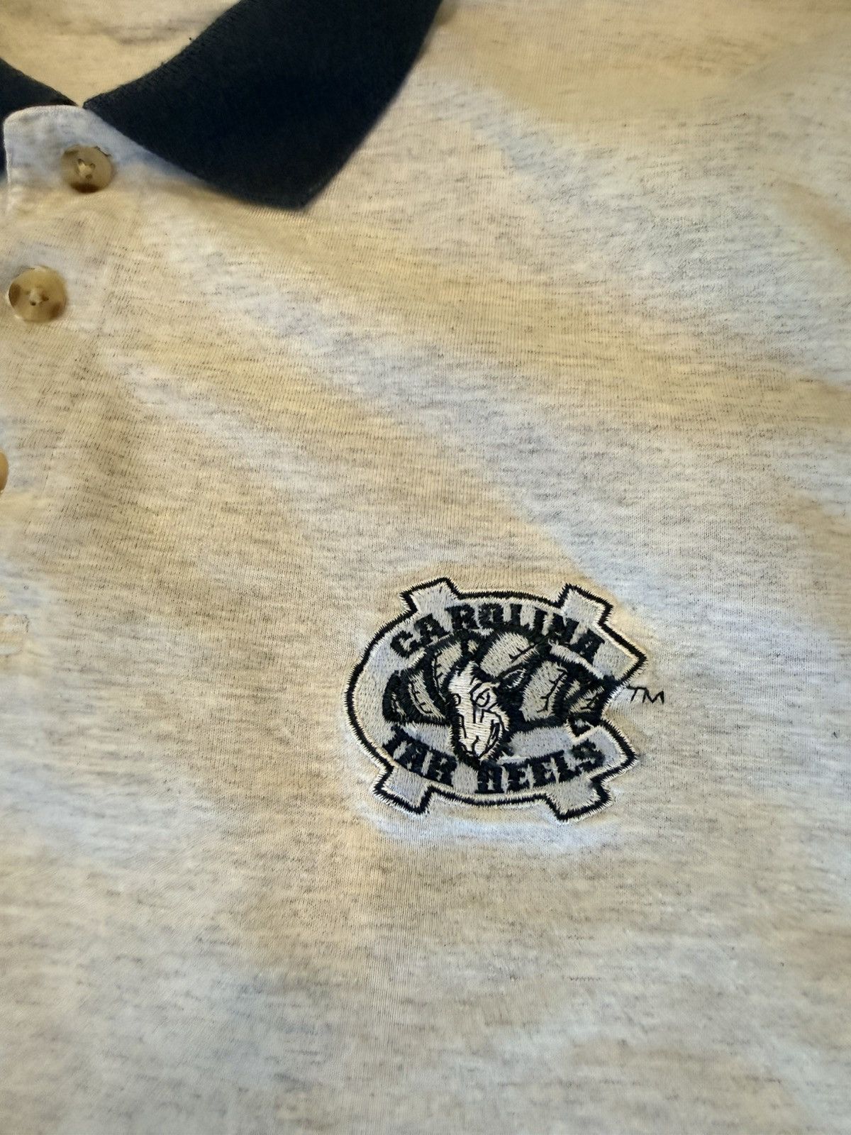 Pro Edge Vintage Pro Edge North Carolina Tar Heels Polo Mens Large Size US L / EU 52-54 / 3 - 4 Thumbnail