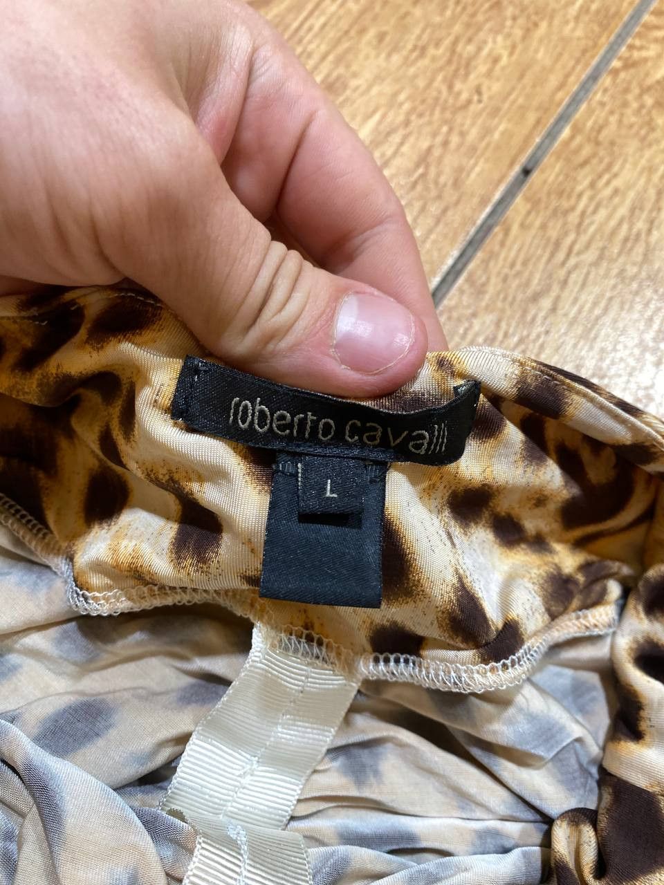 Roberto Cavalli Roberto Cavalli Leopard Print Bodycon Dress Women’s Size L / US 10 / IT 46 - 2 Thumbnail
