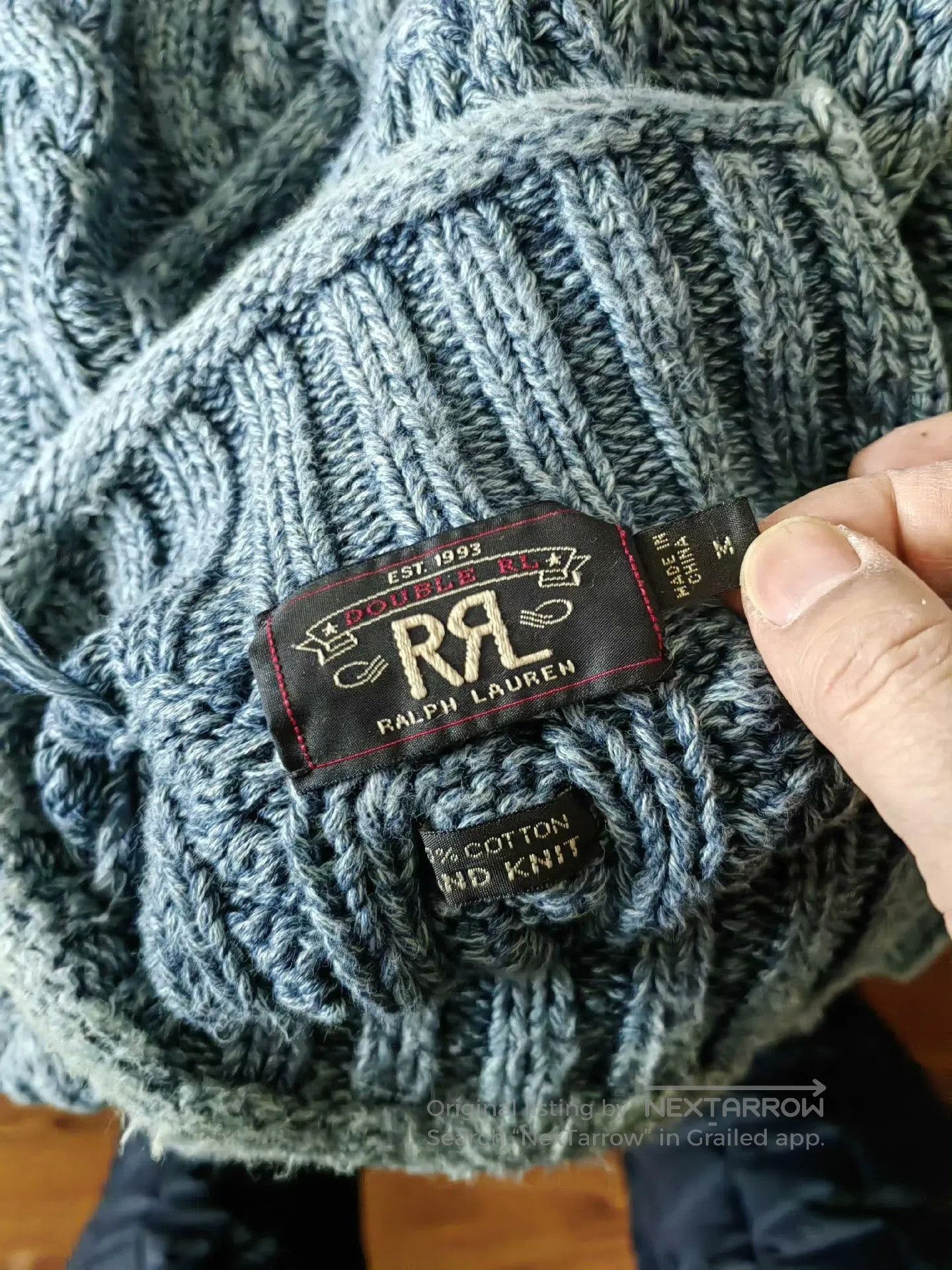 RRL Ralph Lauren RRL Ralph Lauren Navy Blue Sweater. Size US M / EU 48-50 / 2 - 8 Thumbnail