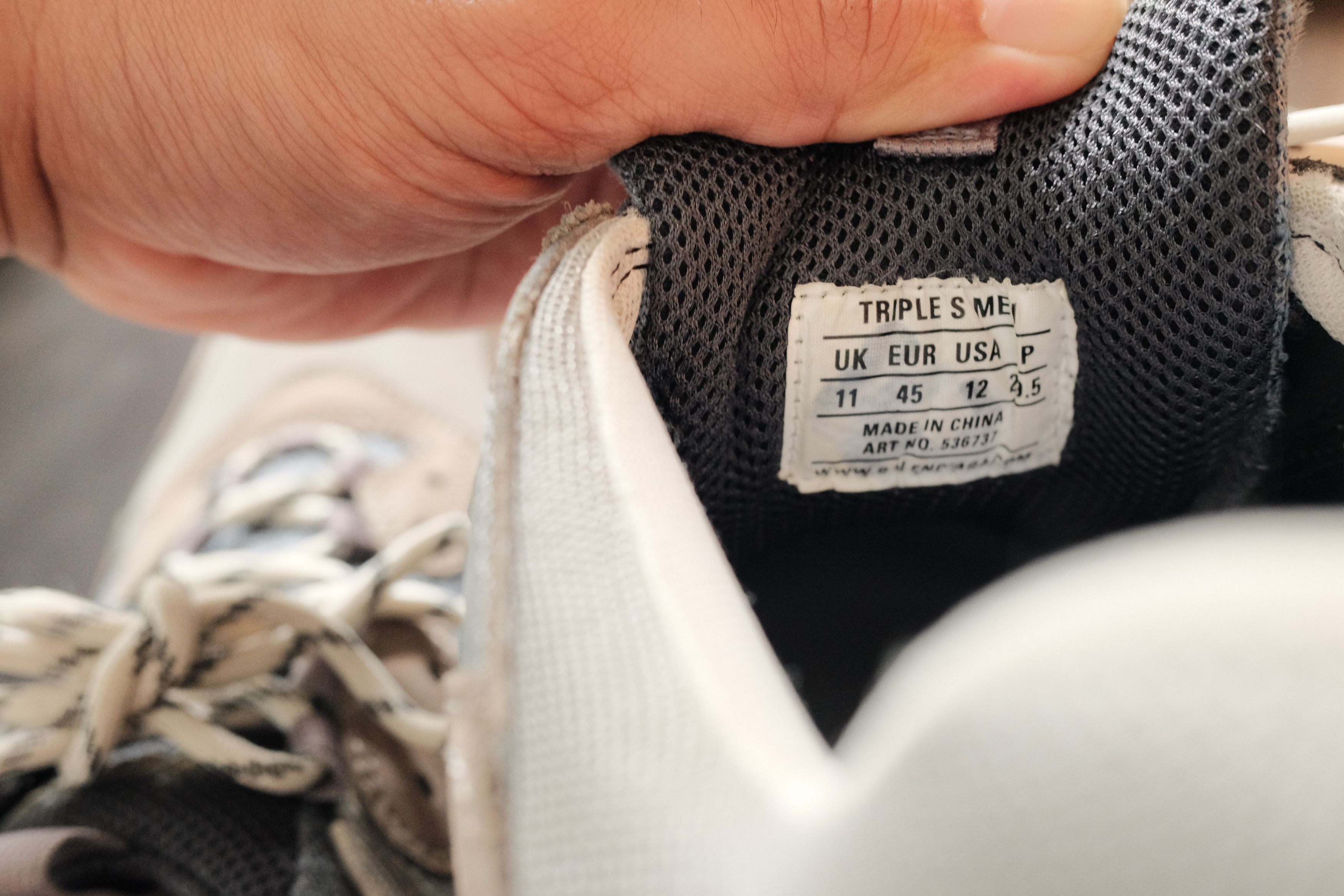 Balenciaga Balenciaga Triple S Grey/Brown Size US 11.5 / EU 44-45 - 8 Thumbnail