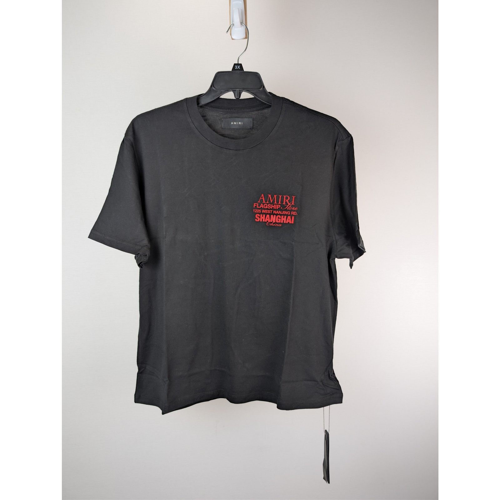 Amiri o1rshd1 Shanghai Exclusive Short Sleeve Tee T-Shirt in Black Size US L / EU 52-54 / 3 - 3 Thumbnail