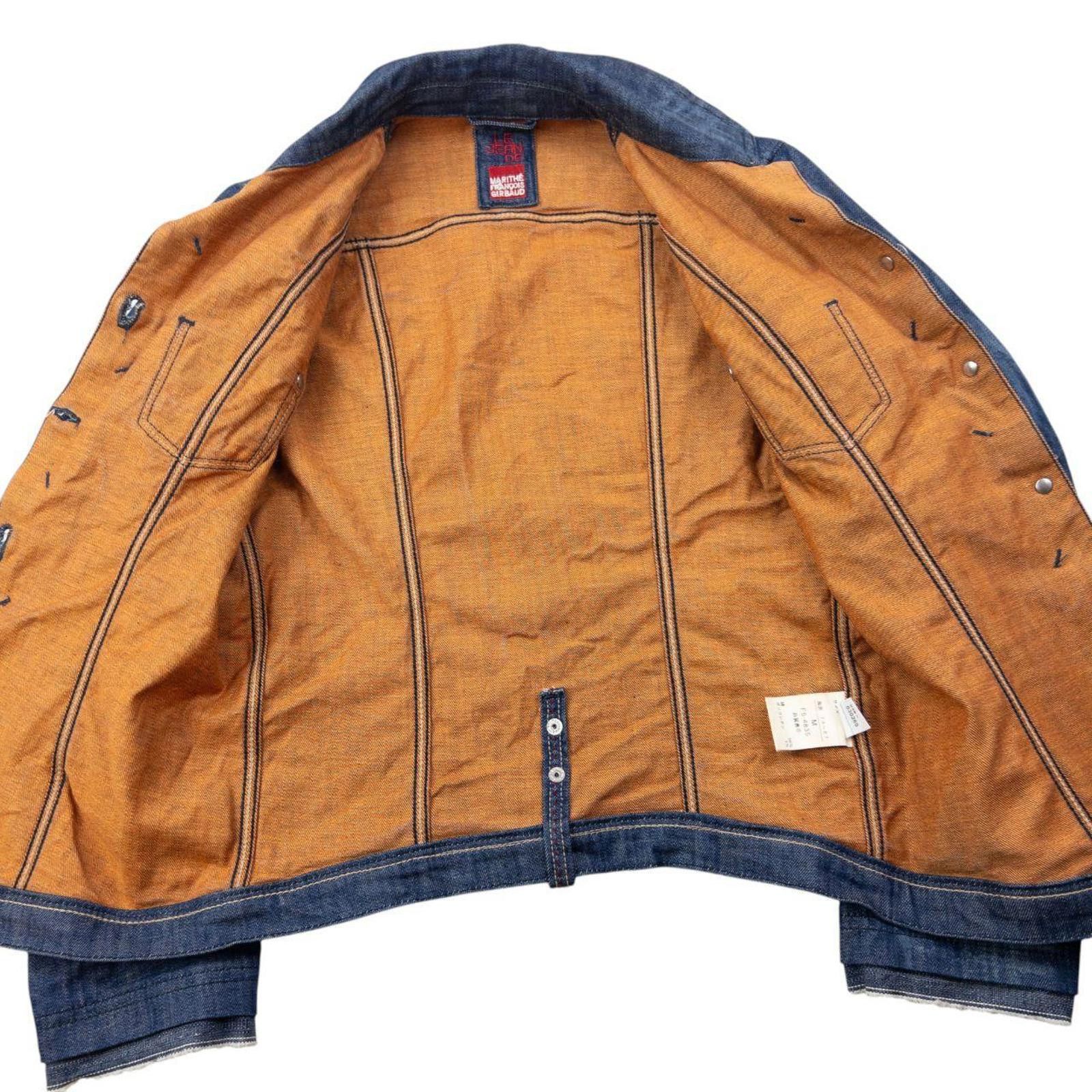 Marithe + Francois Girbaud Vintage 2000s Marithe + Francois Girbaud Denim Jacket Size M Size M / US 6-8 / IT 42-44 - 4 Thumbnail