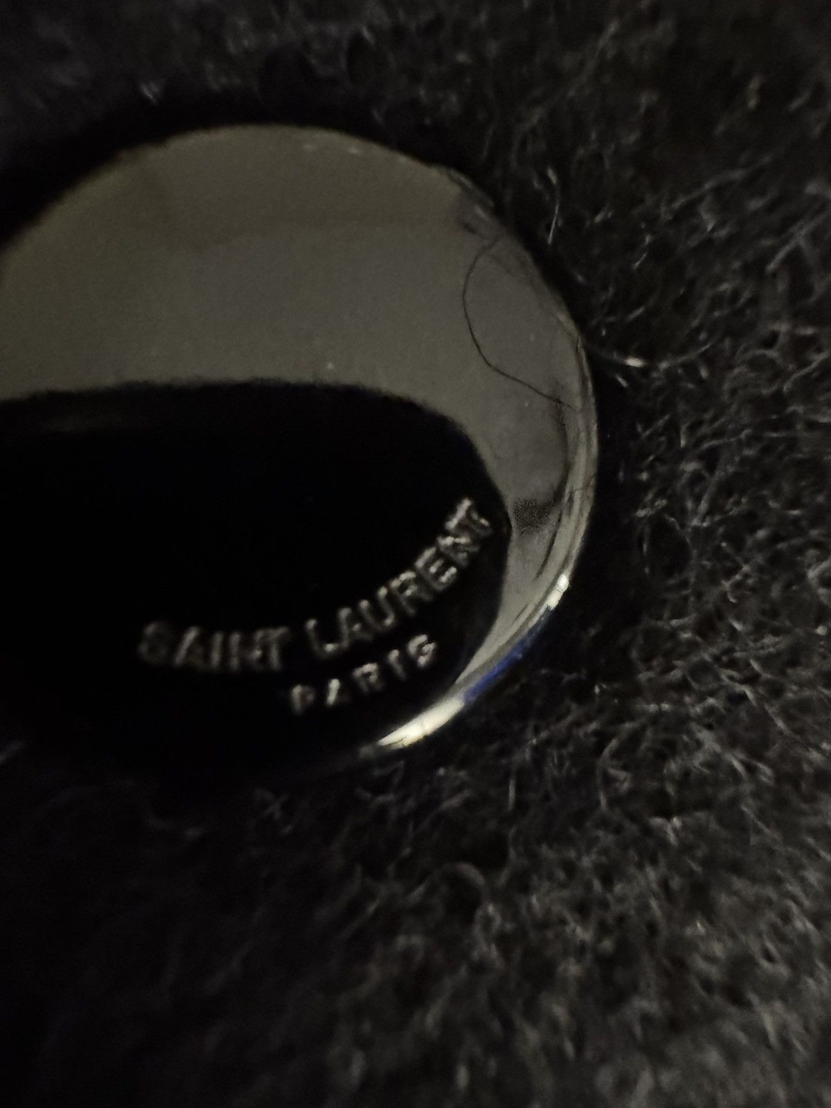 Saint Laurent Paris Black Teddy Jacket Size US L / EU 52-54 / 3 - 5 Thumbnail