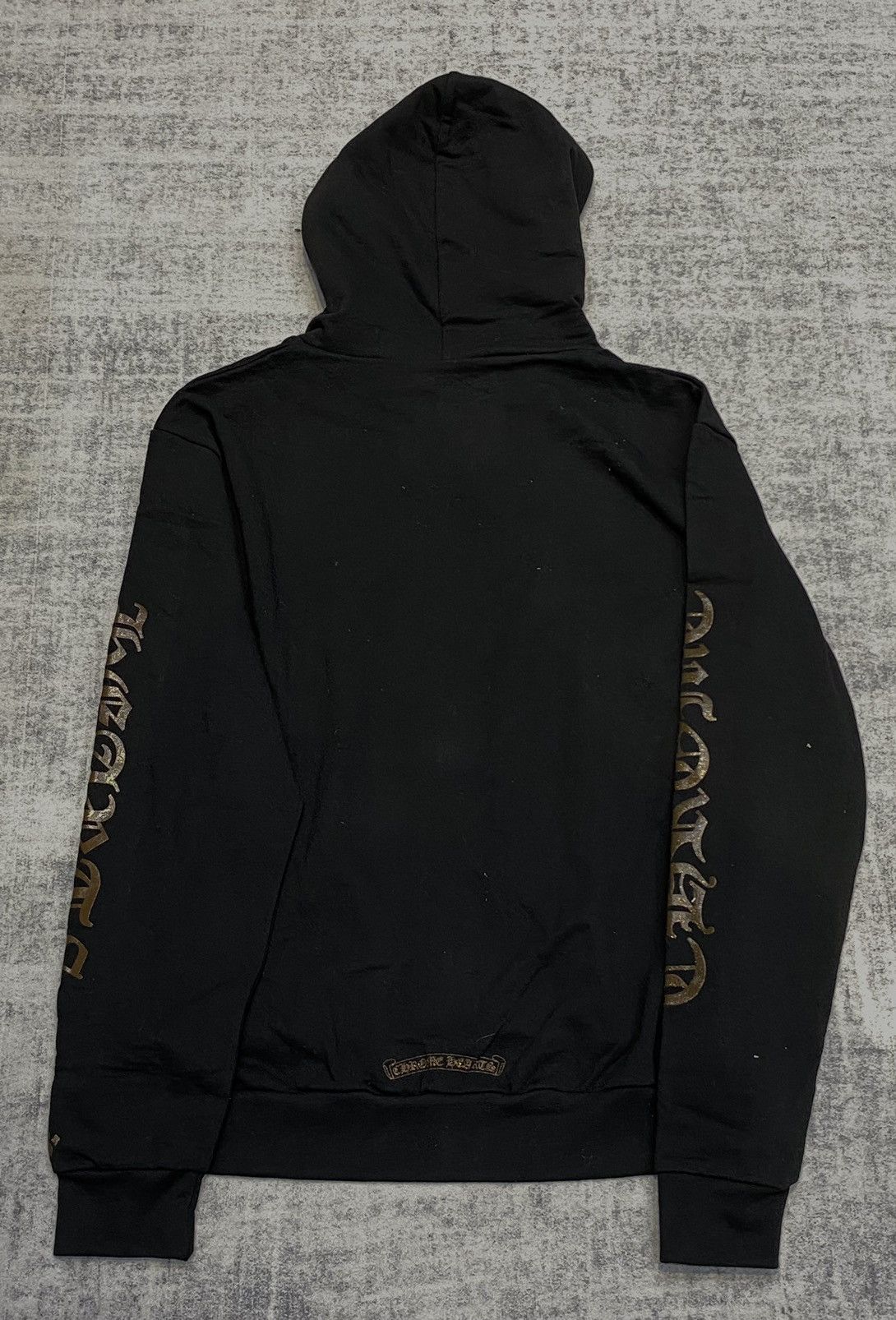 Chrome Hearts CHROME HEARTS Vertical Logo Glitter Zip Hoodie black Size US M / EU 48-50 / 2 - 7 Thumbnail