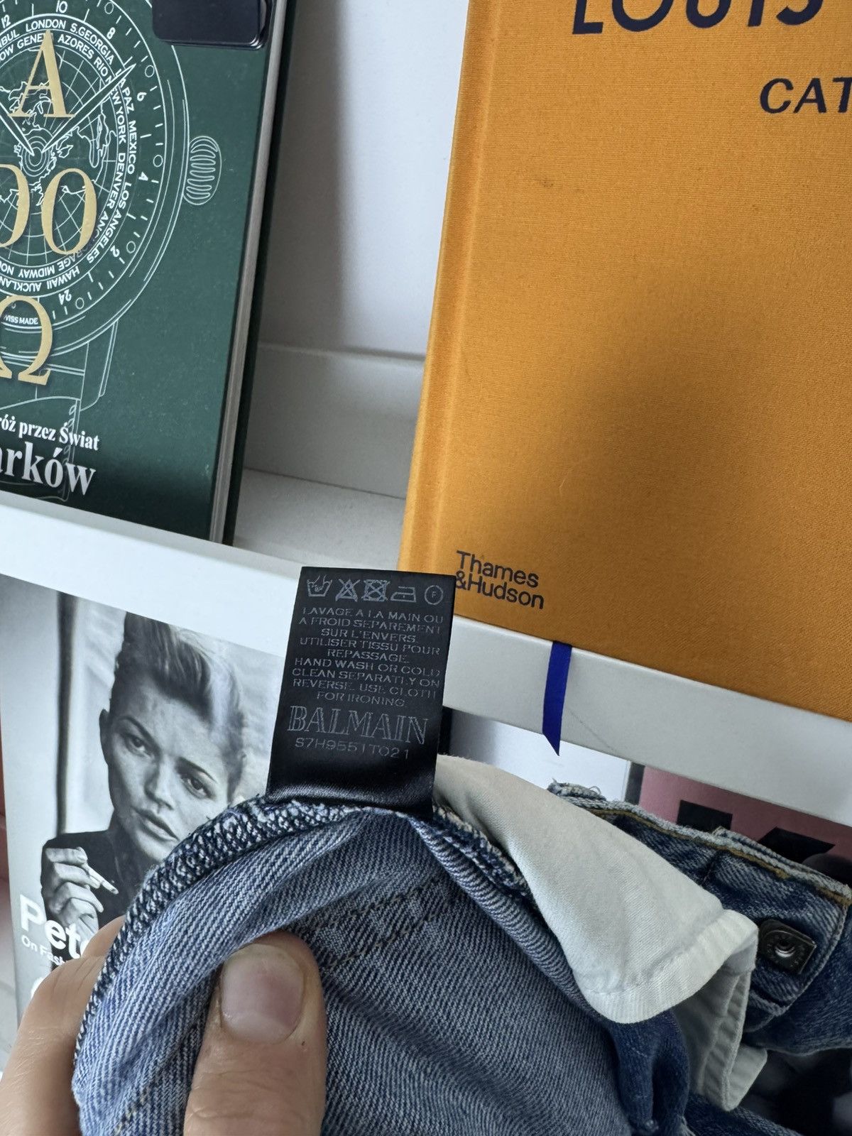 Balmain Balmain Paris Denim Iconic Grail Biker Pants designer hype Size US 31 - 5 Thumbnail