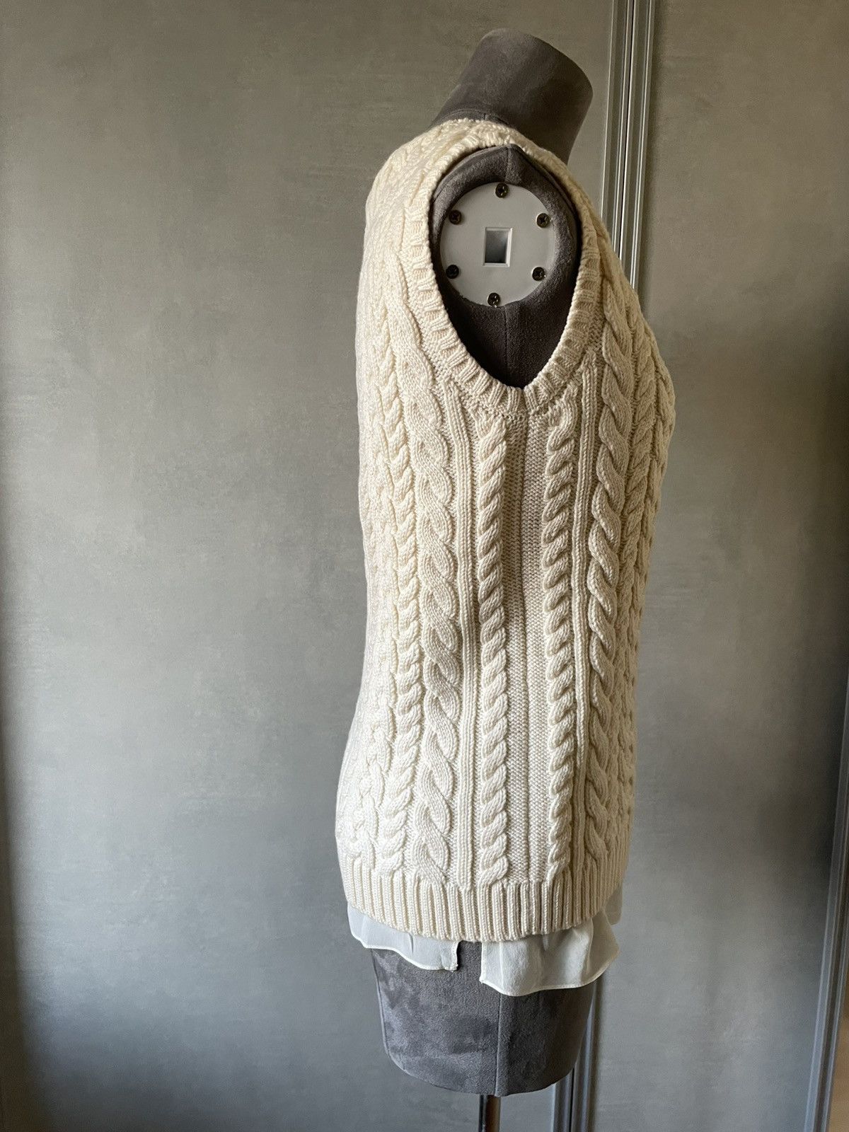 Dior CHRISTIAN DIOR sweater wool and silk Size XS / US 0-2 / IT 36-38 - 3 Thumbnail