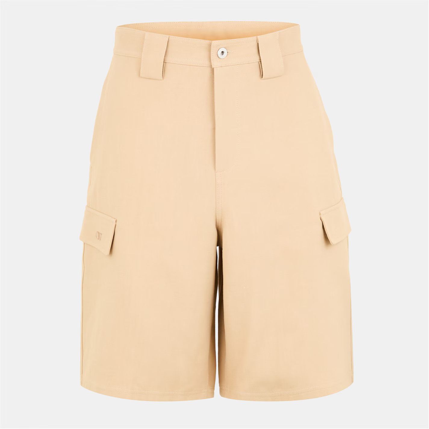 Off-White o1g2r1mq0326 Relaxed Fit Cargo Shorts in Sand Size US 30 / EU 46 - 1 Thumbnail