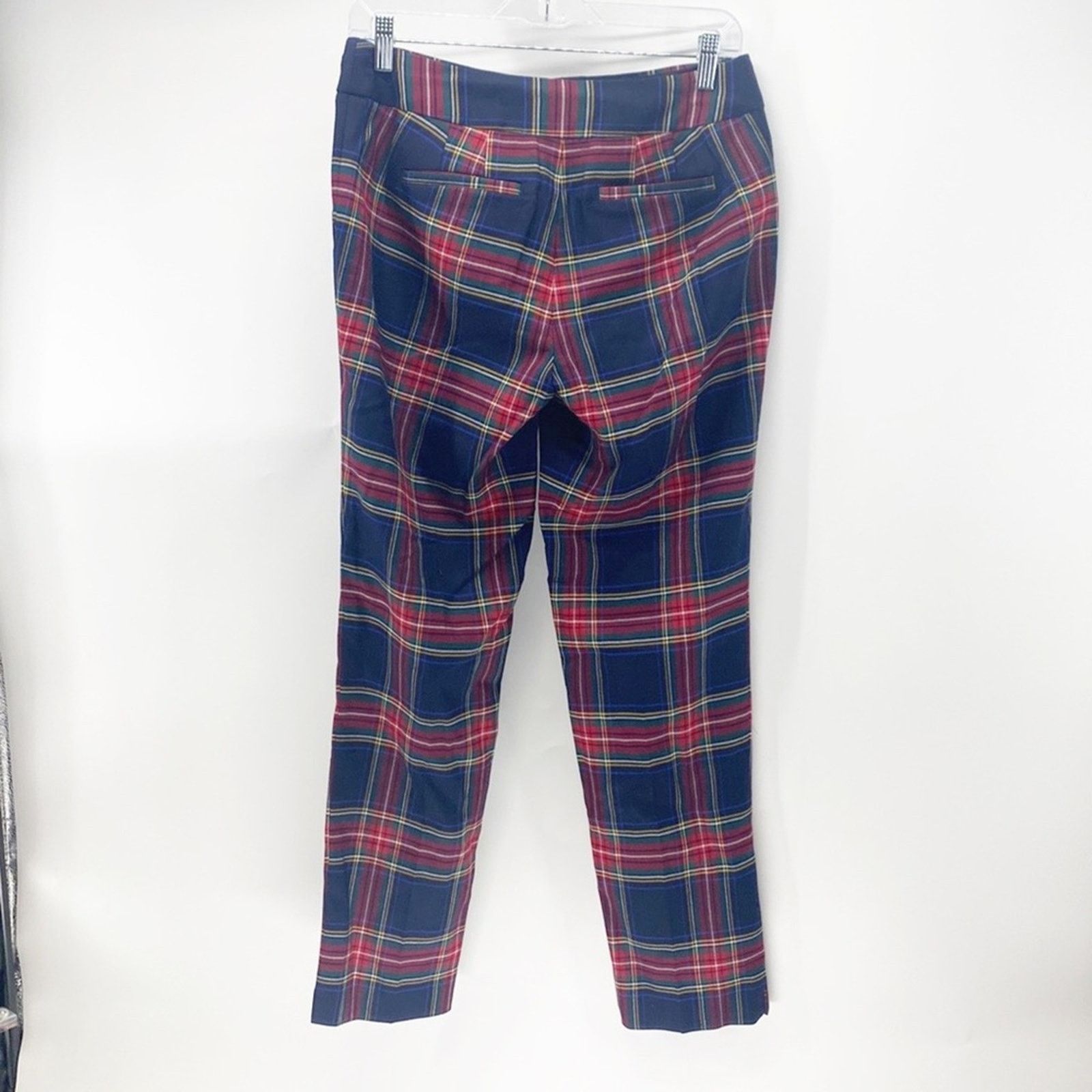 Other Talbots Hampshire Ankle plaid pants wool blend holiday sz 2 Size 26" / US 2 / IT 38 - 7 Thumbnail