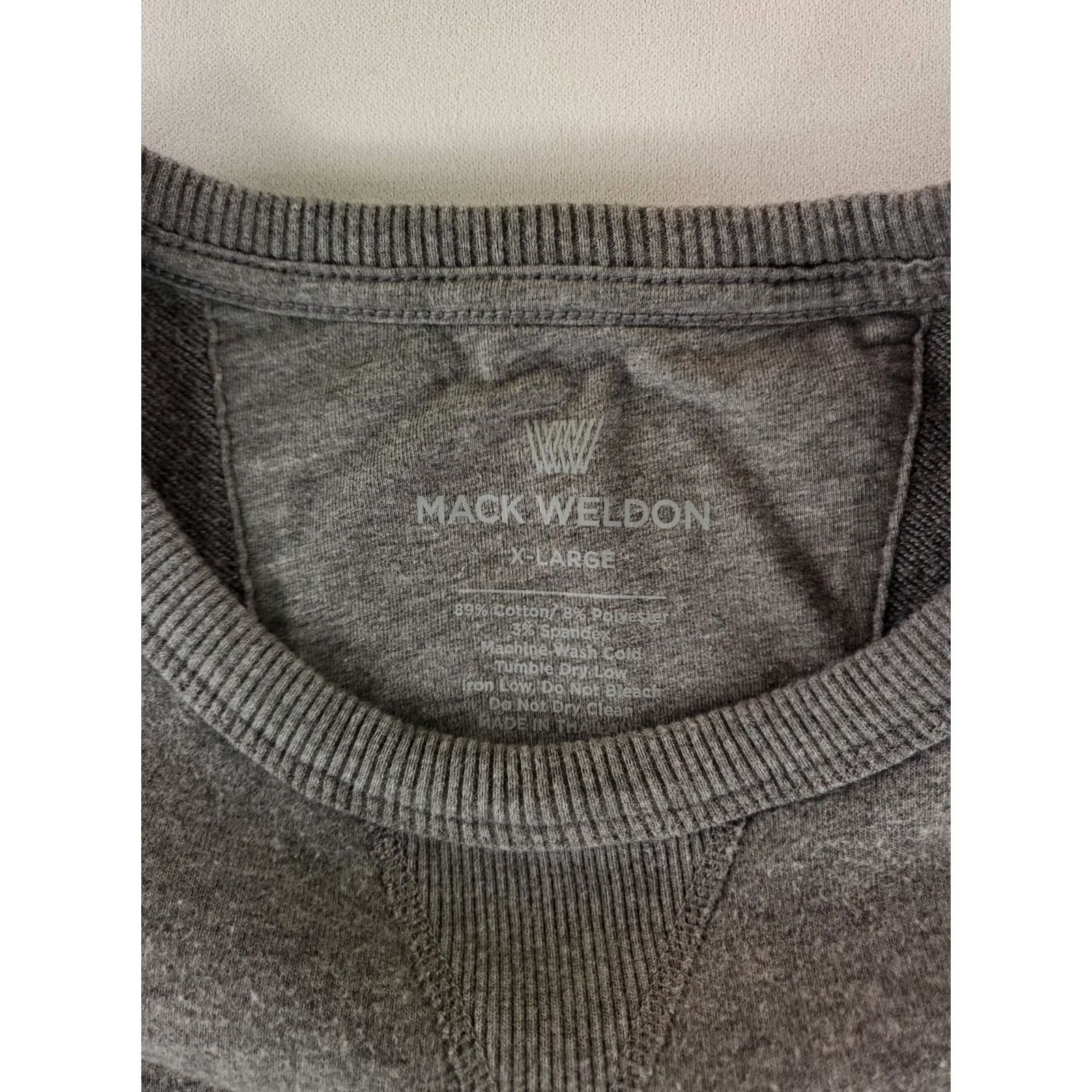 Vintage Mack Weldon Sweatshirt Long Sleeve Gray Mens XL Pullover Sweatshirt XS? Size US XL / EU 56 / 4 - 2 Thumbnail