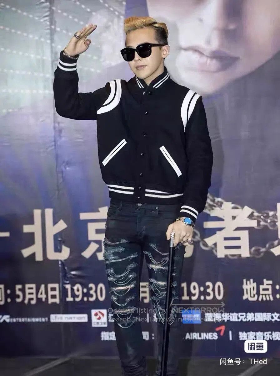 Saint Laurent Paris Saint Laurent Black and White Teddy Jacket. Size US M / EU 48-50 / 2 - 6 Thumbnail