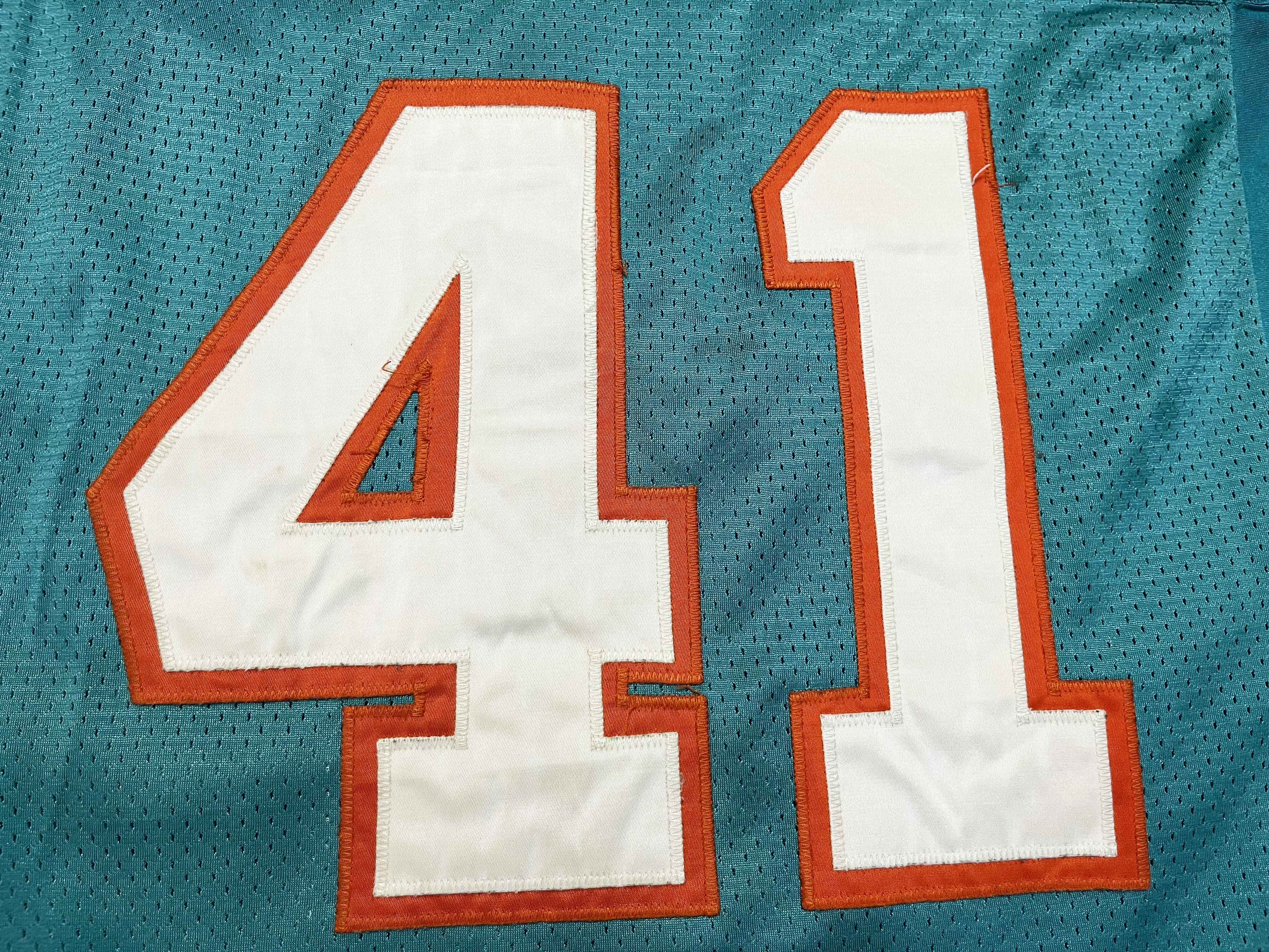 Wilson Vintage Wilson Pro Line NFL Miami Dolphins BYARS #41 Jersey Size US M / EU 48-50 / 2 - 2 Thumbnail
