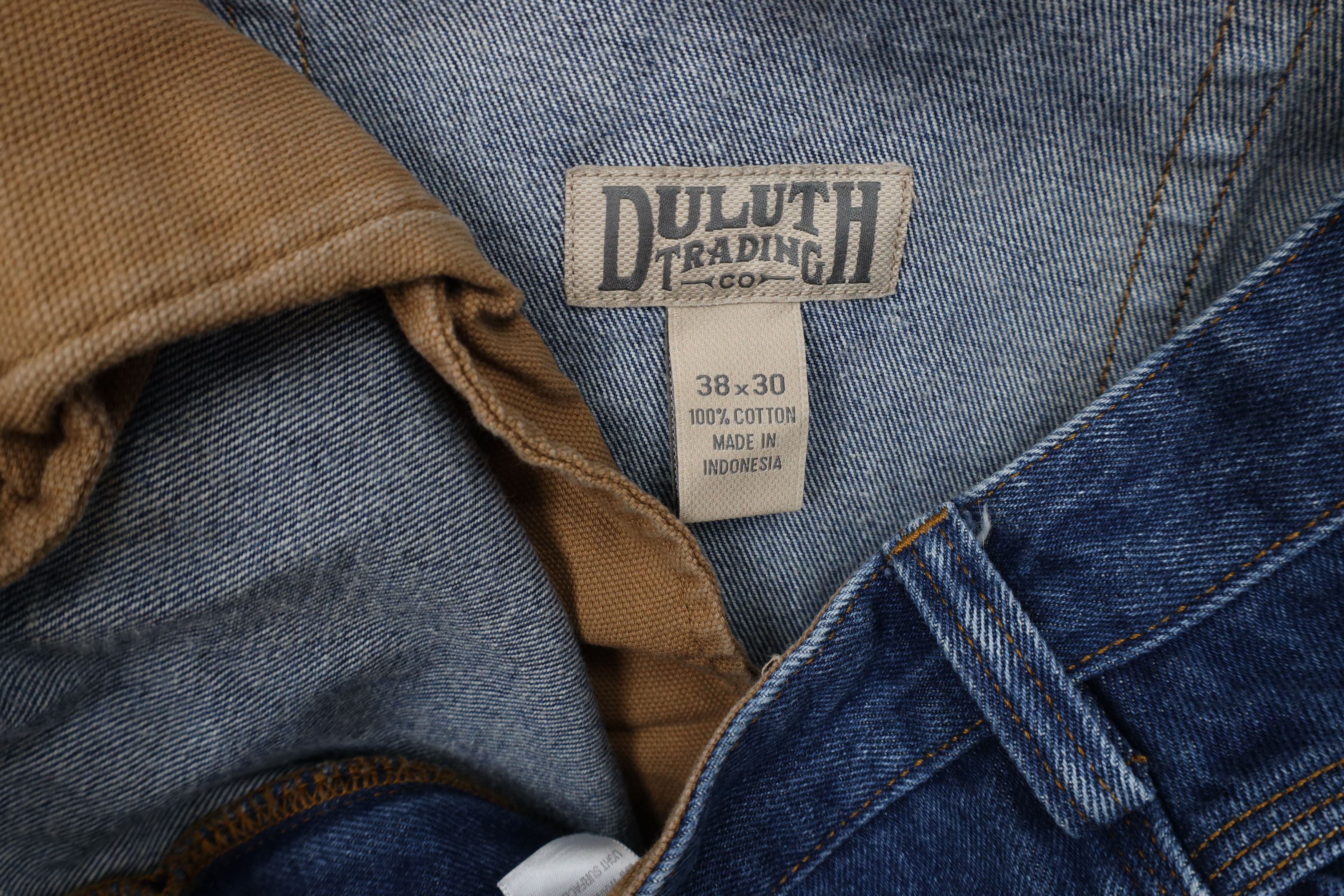 Duluth Trading Company × Vintage Duluth Trading Co Fit Ballroom Carpenter Wide Leg Jeans Blue Size US 38 / EU 54 - 7 Thumbnail