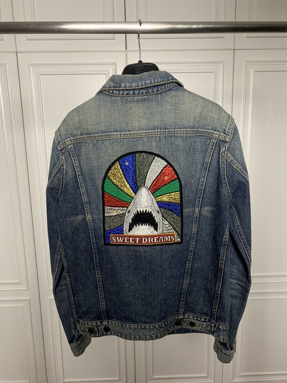 Saint Laurent Paris Saint Laurent 2017SS Sweet dreams denim jacket Size US L / EU 52-54 / 3 - 1 Thumbnail
