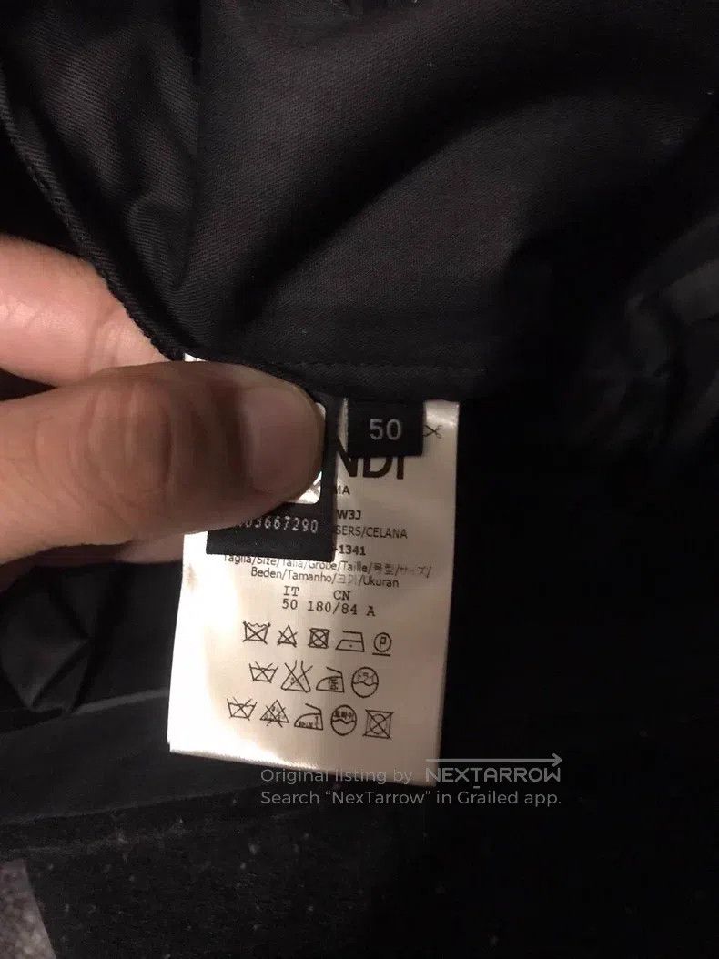 Fendi Fendi Casual Pants, Full Wool Material, Heavy Weight, Snow Size US 34 / EU 50 - 5 Thumbnail