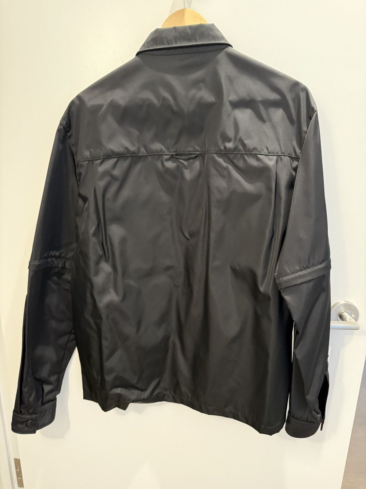 Prada Prada black nylon buckle button up shirt size L Size US L / EU 52-54 / 3 - 11 Thumbnail