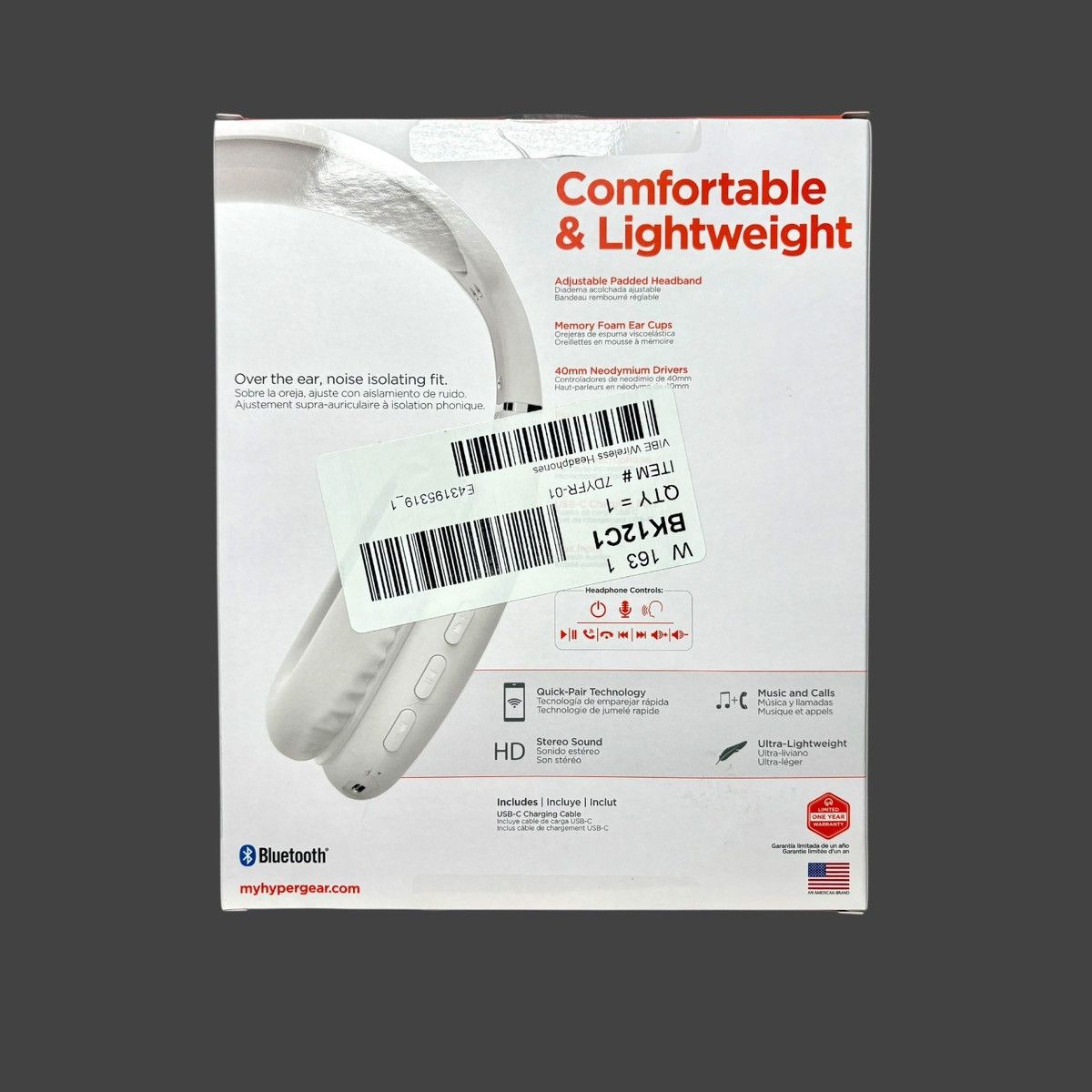 Other Hypergear Vibe | Wireless | Lightweight Headphones Size ONE SIZE - 3 Thumbnail