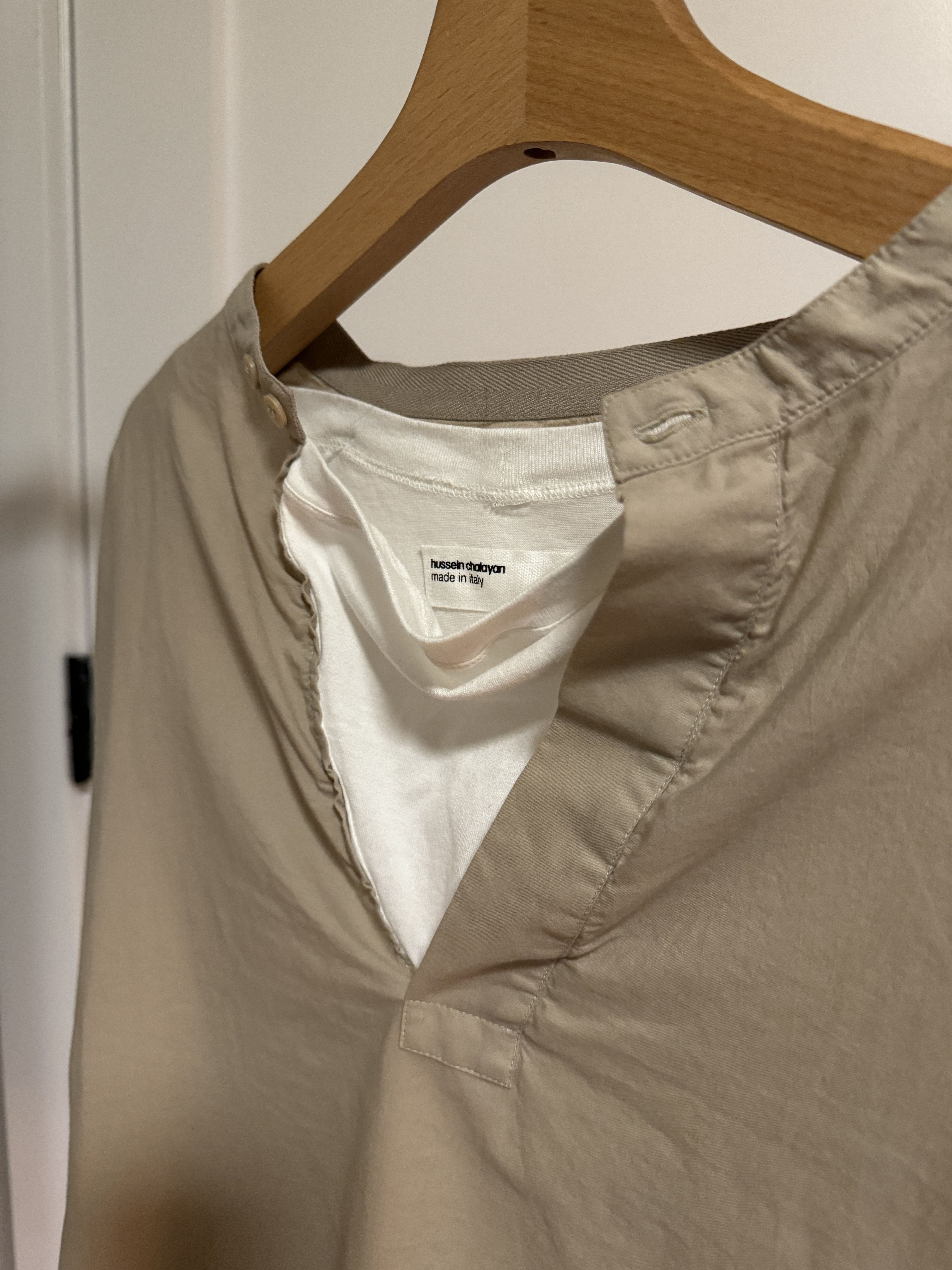 chalayan hidden pocket shirt 