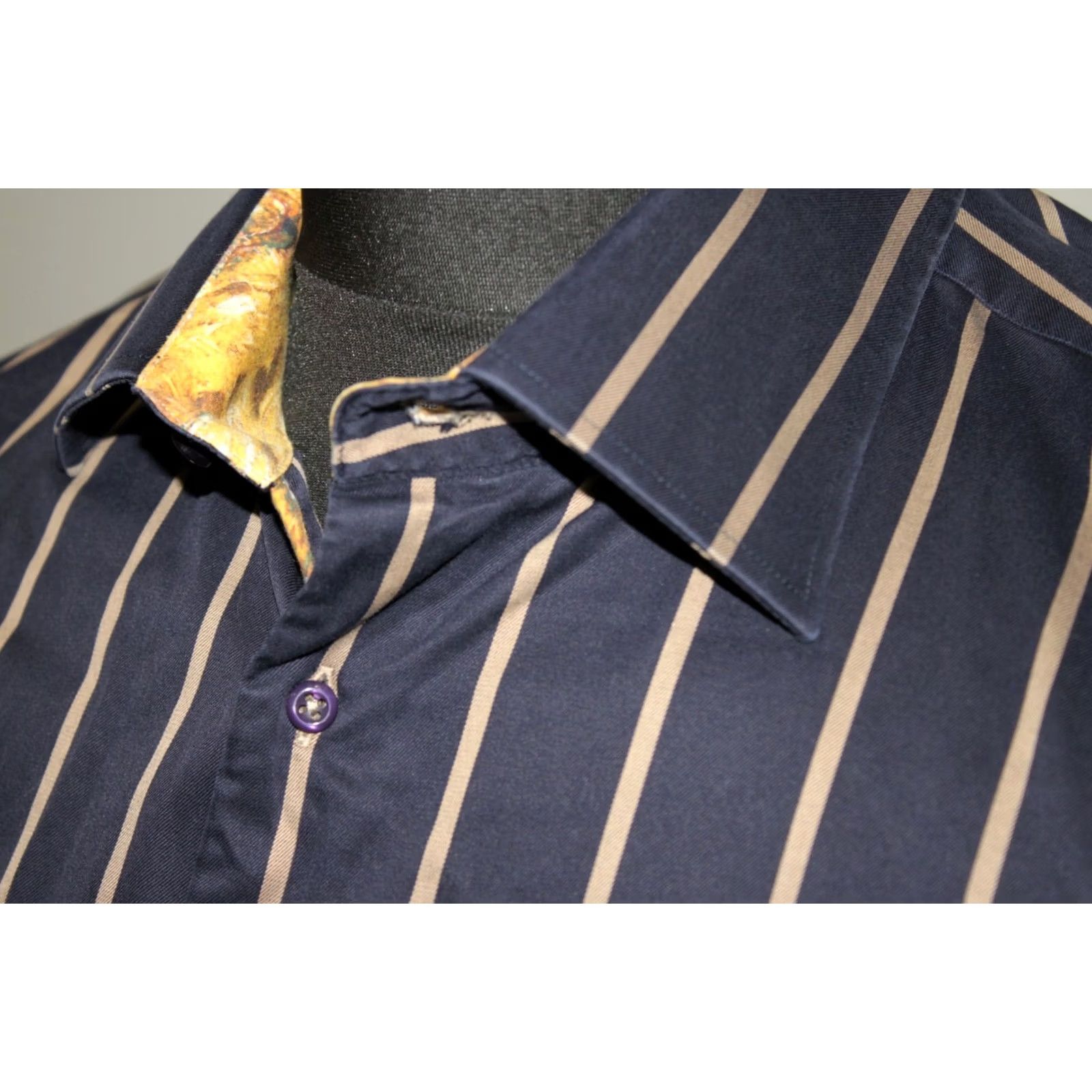 Vintage Circle of Gentlemen Shirt Mens 44 17 1/2 Multicoloured Dress Shirt Cotton Brand Circle of Gentlemen Size US XXL / EU 58 / 5 - 2 Thumbnail