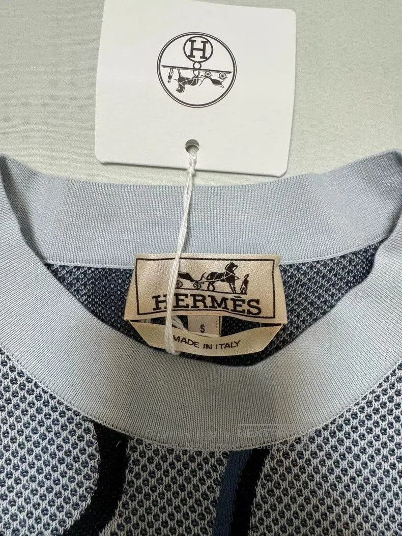 Hermes Hermes Linen Cotton Short Sleeve Tee. Size US S / EU 44-46 / 1 - 6 Thumbnail