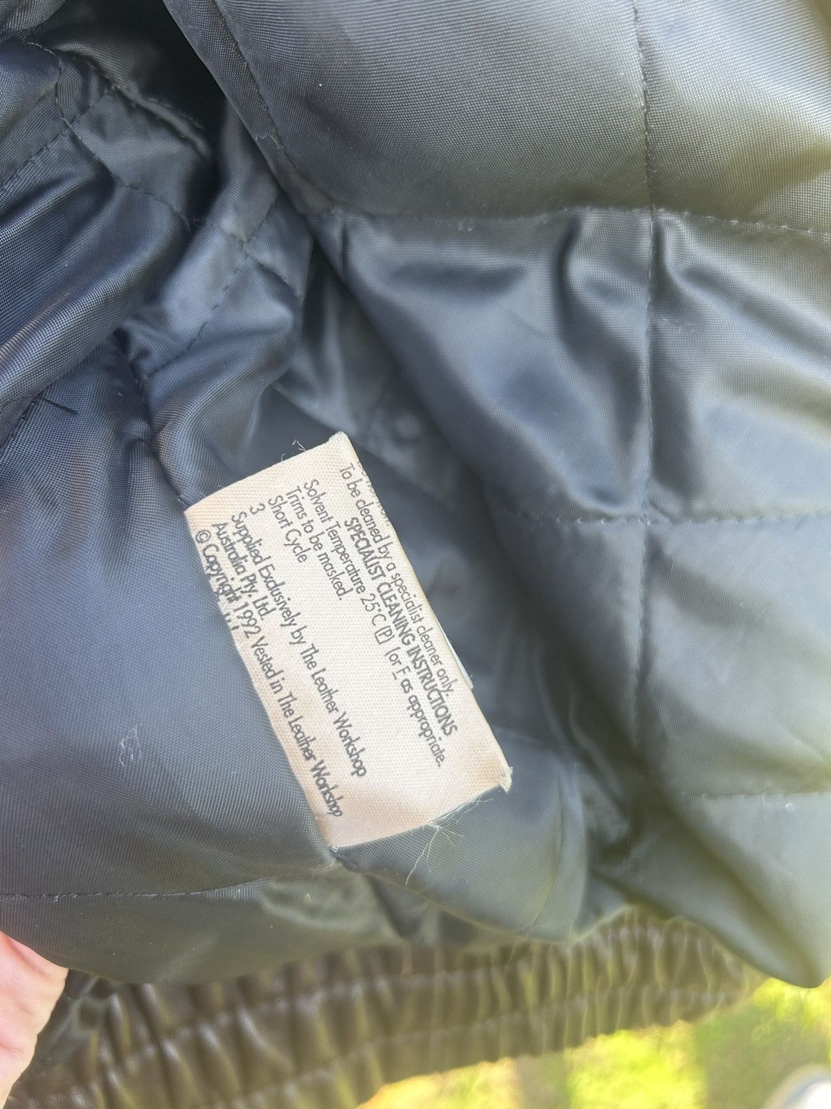 Other 1992 Leather Bomber Jacket Size US XL / EU 56 / 4 - 8 Thumbnail