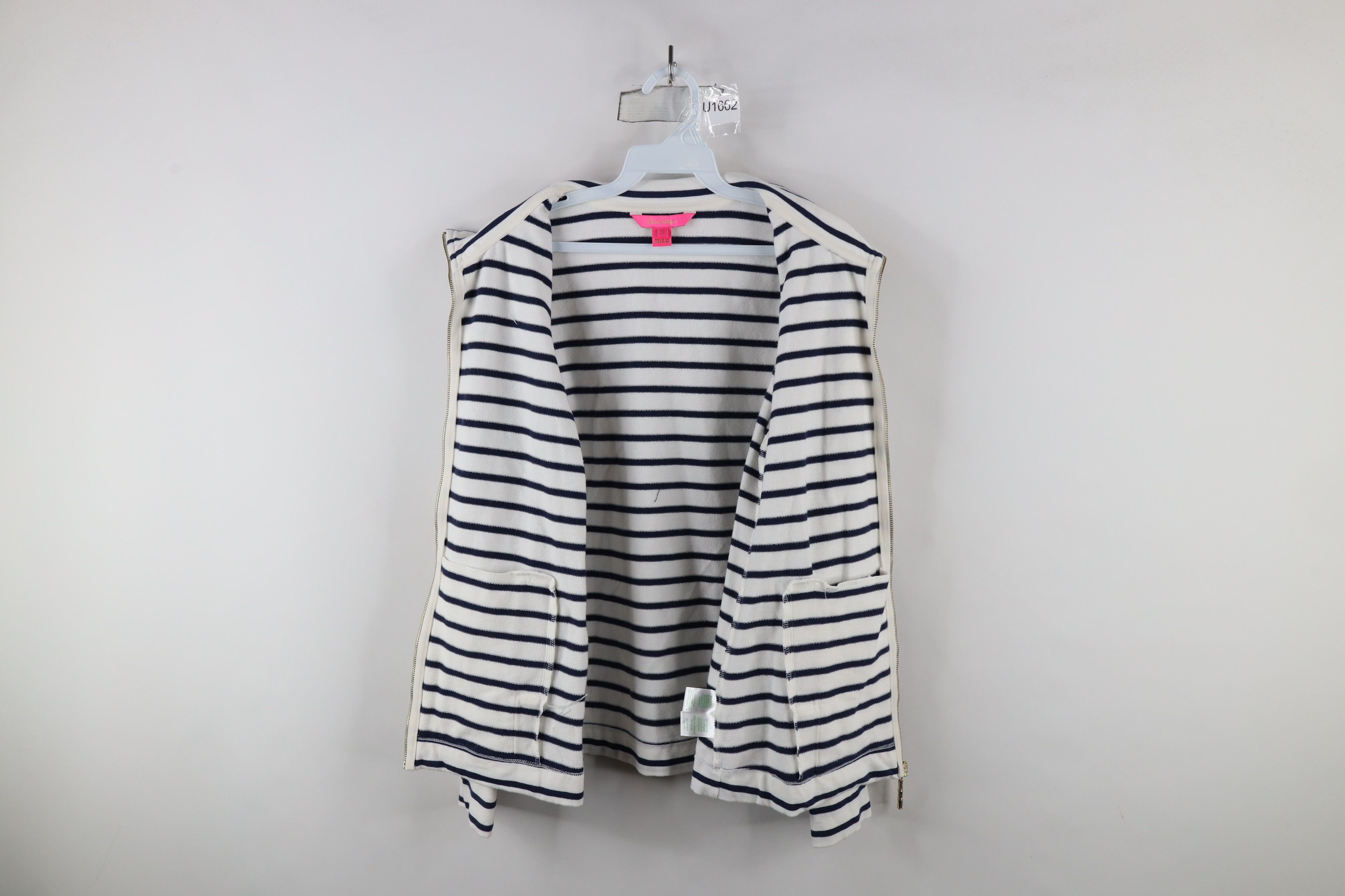 Lilly Pulitzer × Vintage Lilly Pulitzer Bennett Striped French Terry Full Zip Jacket Size S / US 4 / IT 40 - 8 Thumbnail