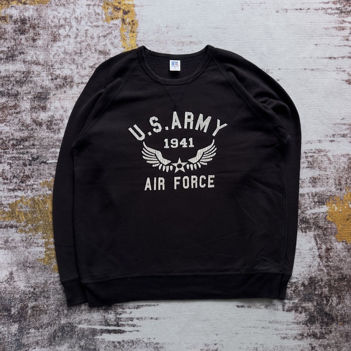 Russell Athletic VINTAGE U.S ARMY AIR FORCE RUSSEL 90’S SWEATSHIRT Size US XL / EU 56 / 4 - 2 Thumbnail