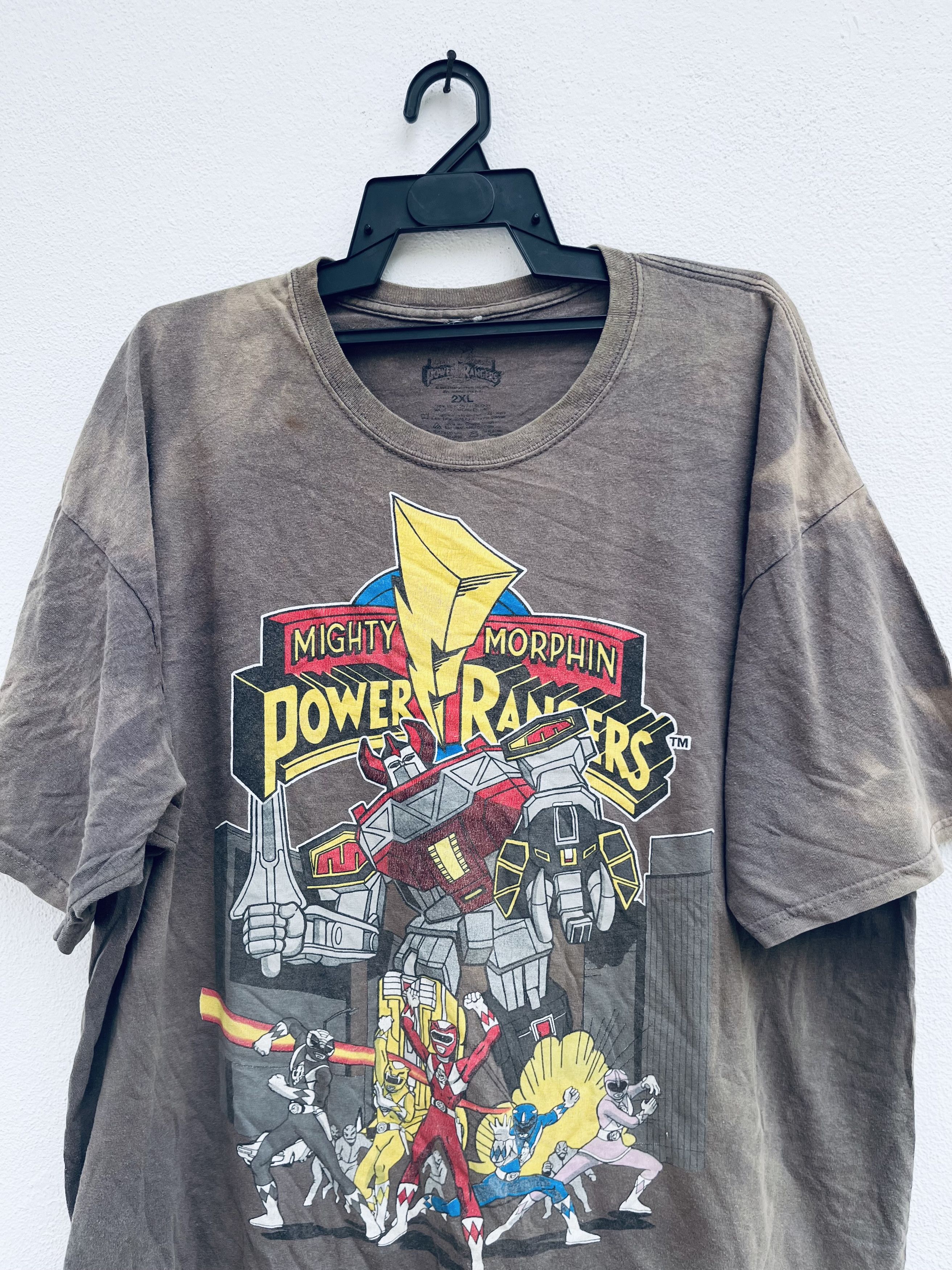 Vintage Vintage Power Rangers Famous Television Series Shirt Size US XXL / EU 58 / 5 - 3 Thumbnail