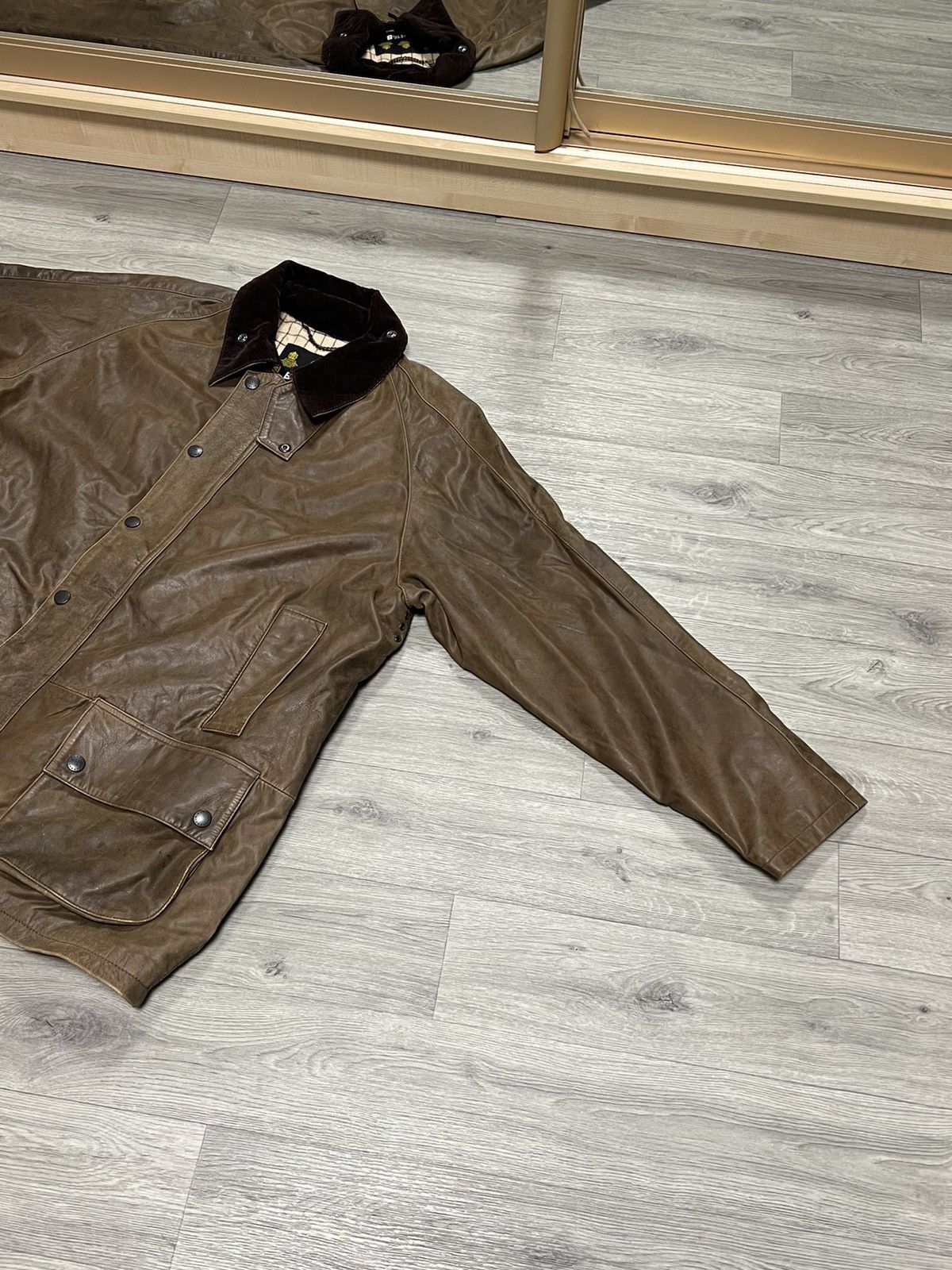 Barbour Barbour vintage leather jacket Size US XL / EU 56 / 4 - 3 Thumbnail